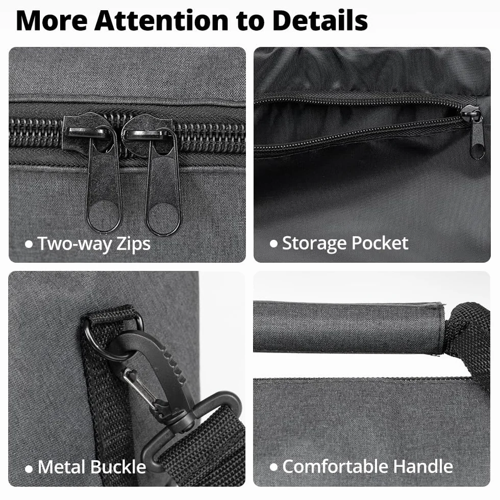 AMBITFUL Widened Version Tripod Carrying Case Bag 70CM / 27.5inch for Light Stands,Boom Stand,Umbrella and Tripod Photography Accessories(70cm/27.5in) x (Φ18cm/7in)
