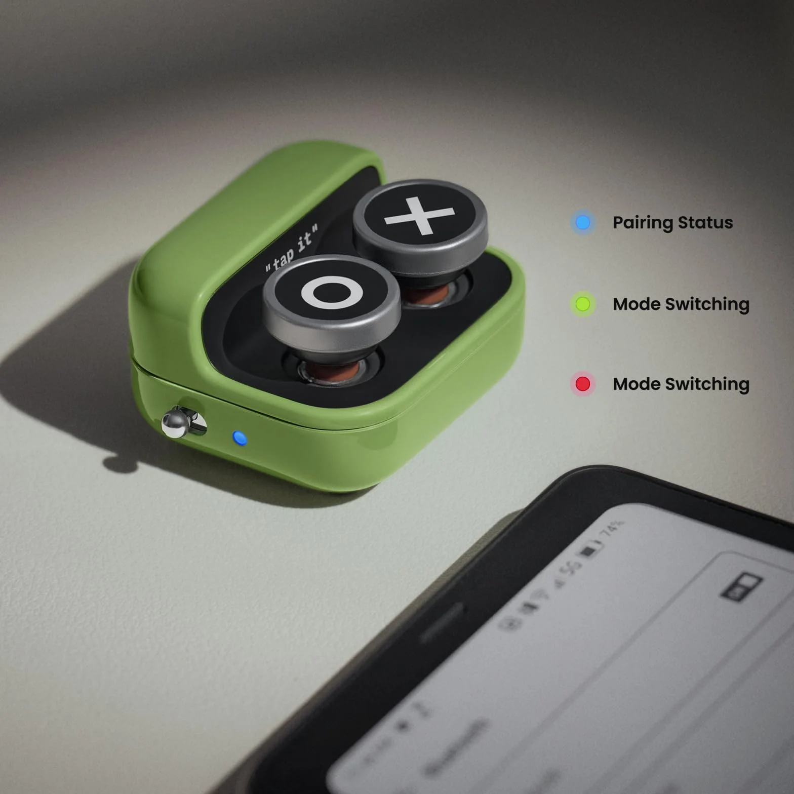 BOOX Tappy Pilot Zdalnego Sterowania Stron Bluetooth Zielony