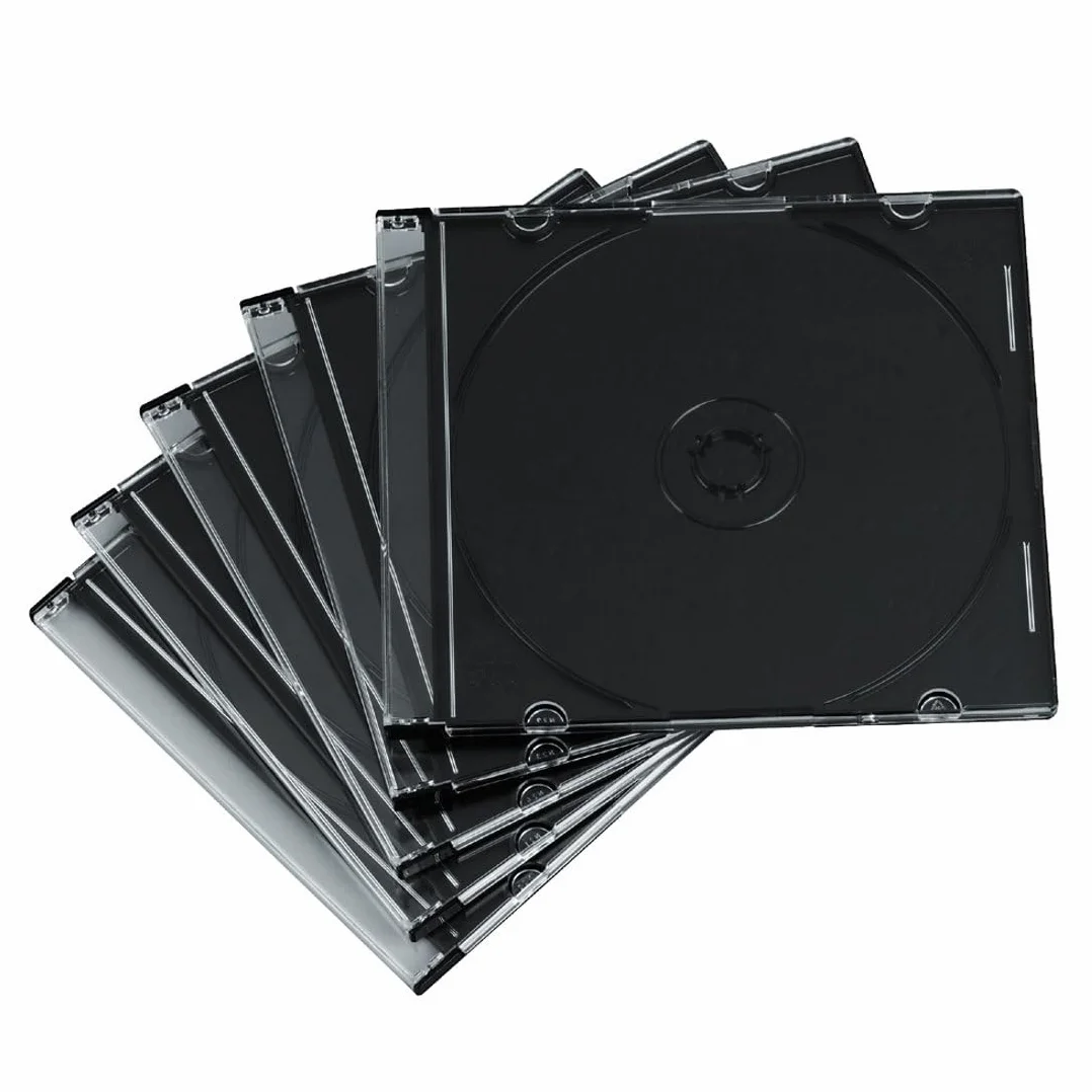 HAMA ZESTAW PUDEŁKO SLIM NA PŁYTY DVD 50 SZTUK CZARNE