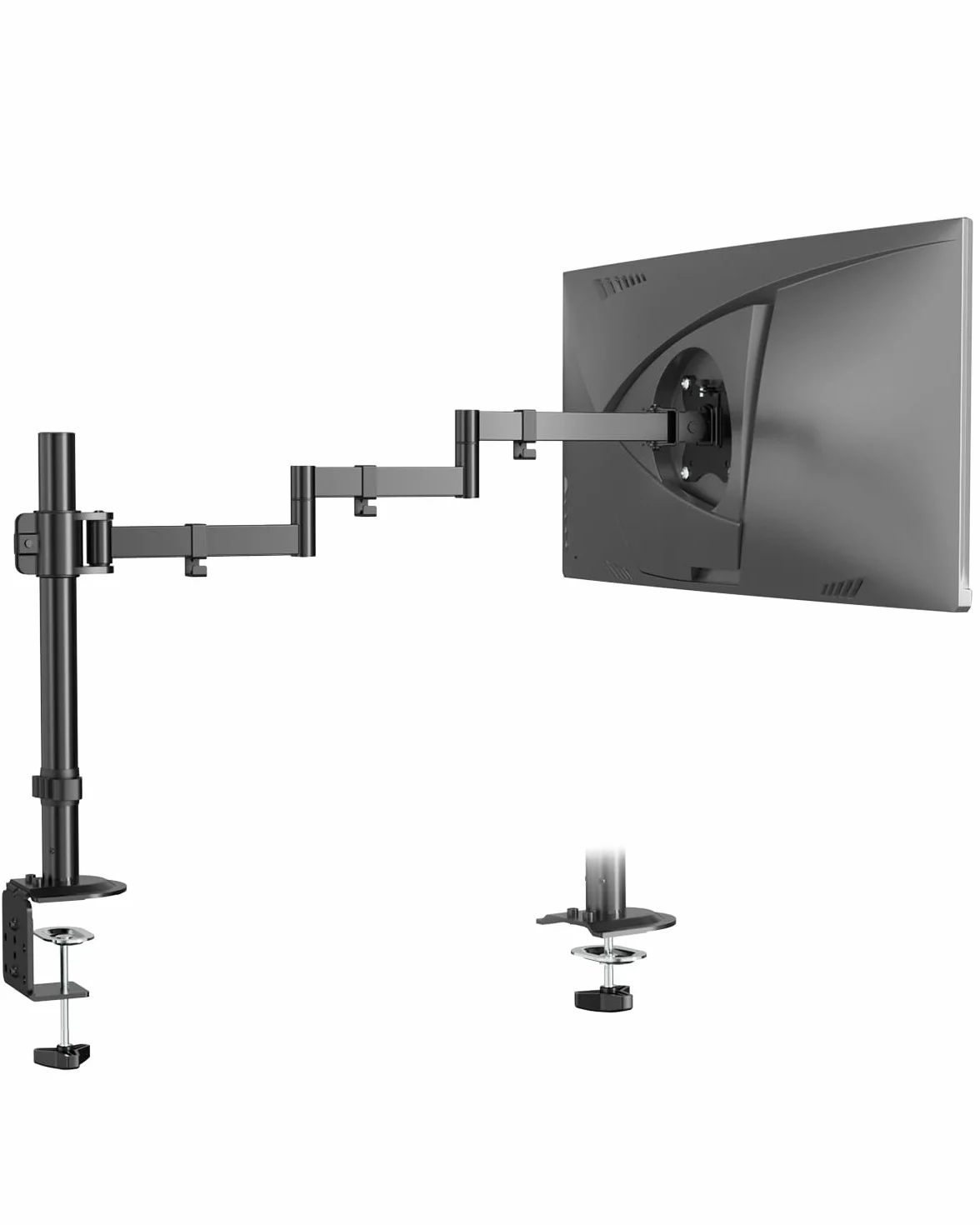 PUTORSEN Uchwyt do monitora 17–32 cali, długie ramię 711 mm, VESA 75/100 mm, 9 kg
