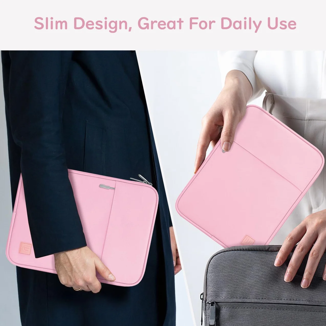Dadanism Torba na tablet 10,9" Air 5/4, i-Pad 9/8/7a Gen 10,2", Galaxy Tab A9+ Plus 11", różowy kwiat