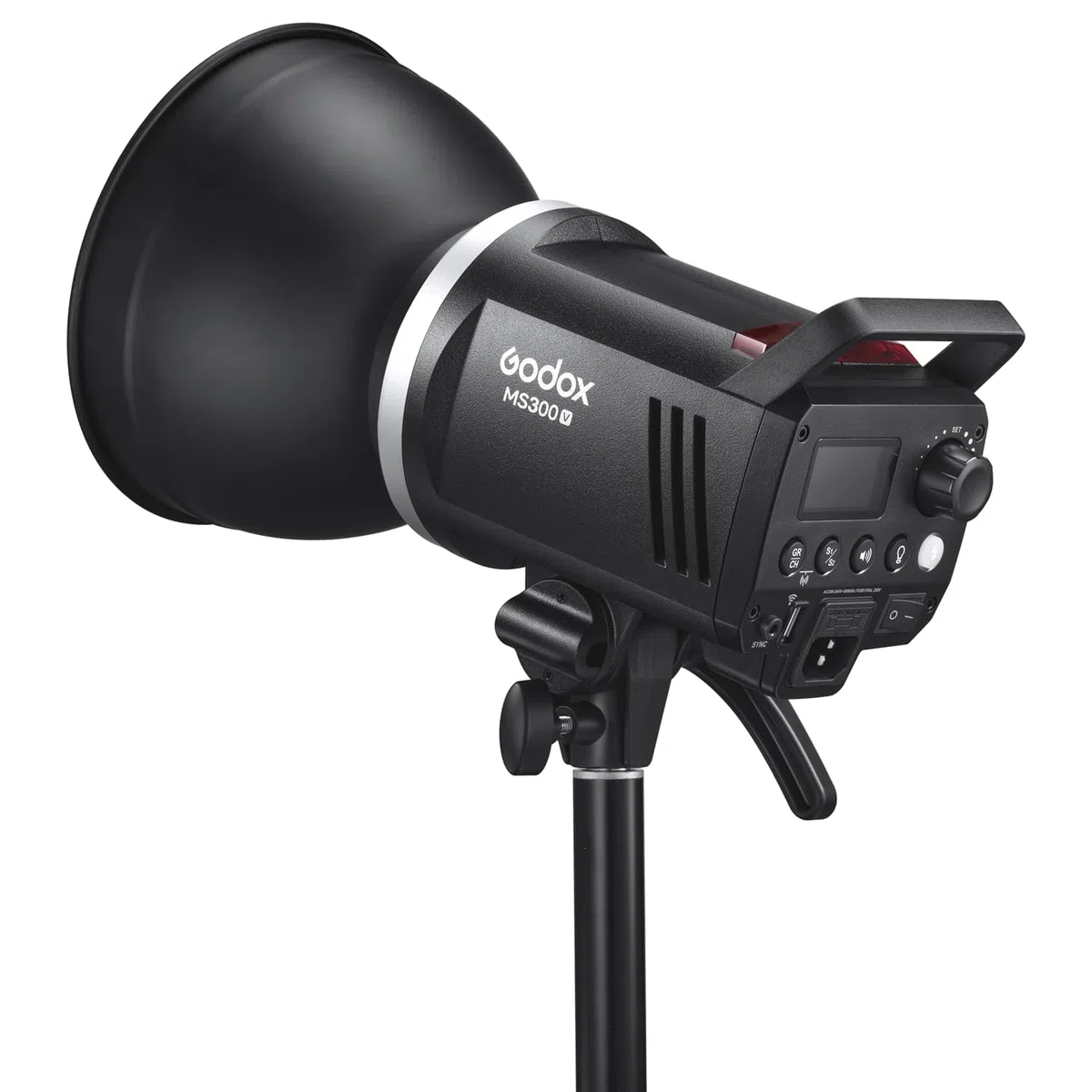 Godox MS300-V Studio lampa błyskowa 300 W z ulepszoną lampą do modelowania LED, bezprzewodowy system X 2,4 G, idealna podstawka Bowens do mody, reklamy i fotografii studyjnej
