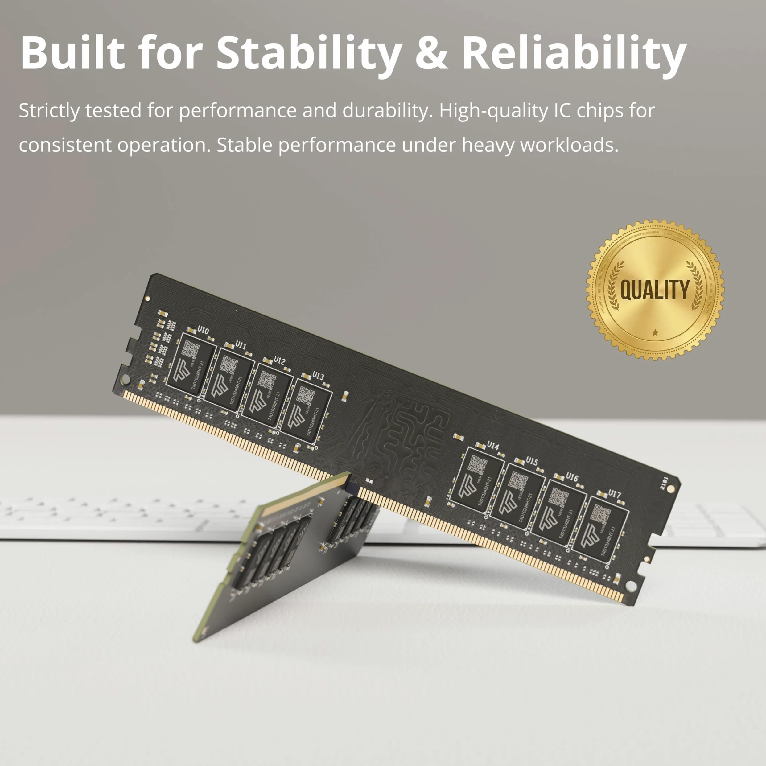 Timetec Premium zestaw 32 GB (2 x 16 GB) DDR4 3200 MHz (lub 2933 MHz lub 2666 MHz) PC4-25600 CL22 1,2 V bez ECC niebuforowany 2Rx8 Dual Rank 288-pinowy UDIMM komputer stacjonarny pamięć RAM moduł