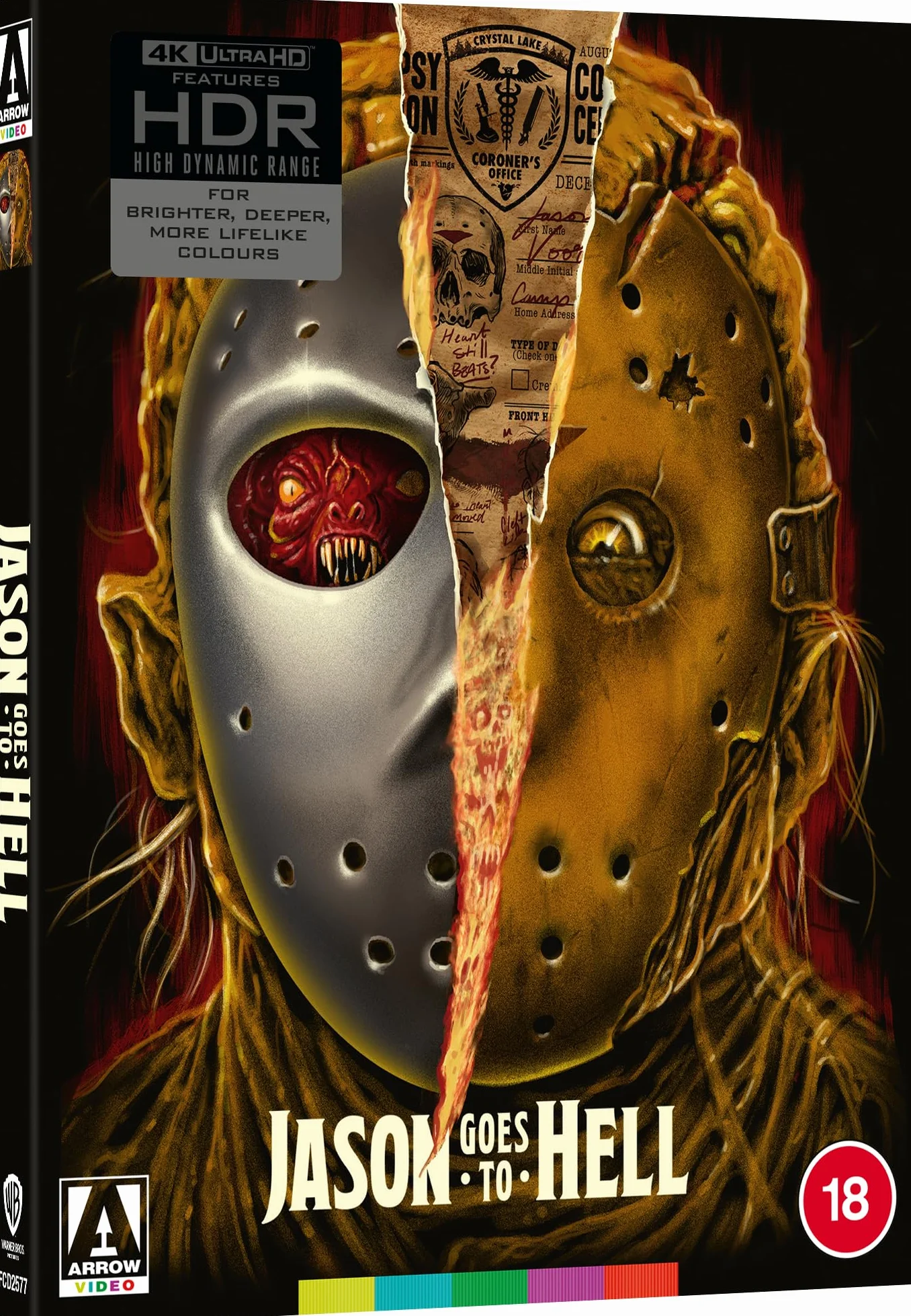 Arrow Video Jason Goes To Hell Limited Edition 4K UHD [Blu-ray] [Region Free]