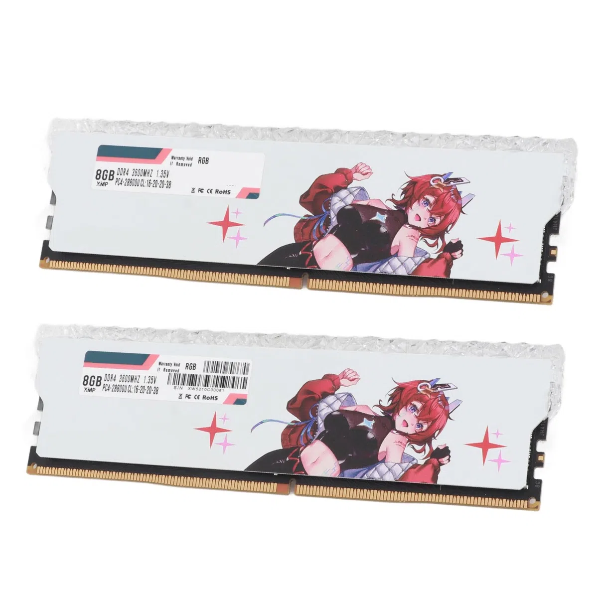 Cryfokt Wysokowydajny moduł Pamięci DDR4 RAM 3600 MHz z XMP2.0 do Komputerów Stacjonarnych 2 X DDR4 RAM (16 GB (2x8 GB))