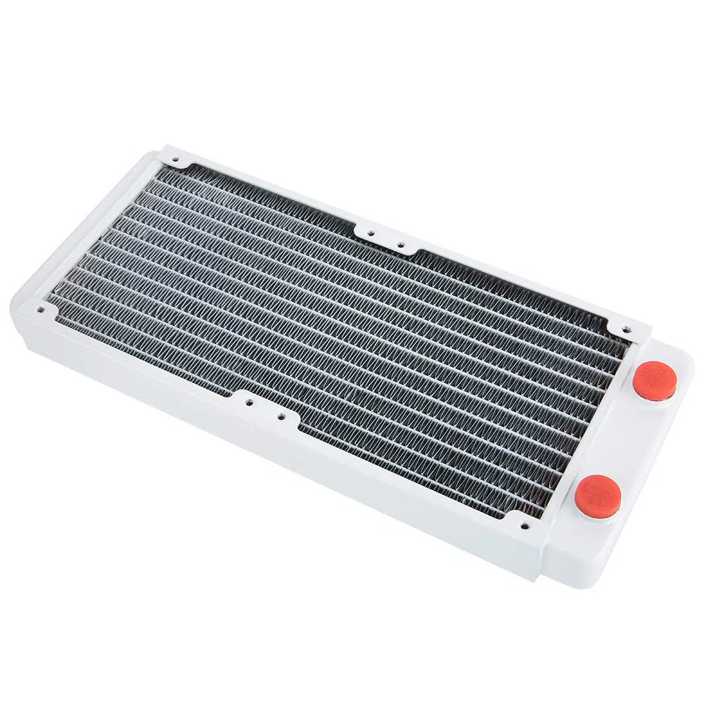 aqxreight 12-rurowy Miedziany Radiator Chłodzący z Mosiężnymi Zbiornikami Zapewniający Efektywne Odprowadzanie Ciepła Procesora Wysokowydajna Chłodnica do Komputerów do Gier i Stacji Roboczych