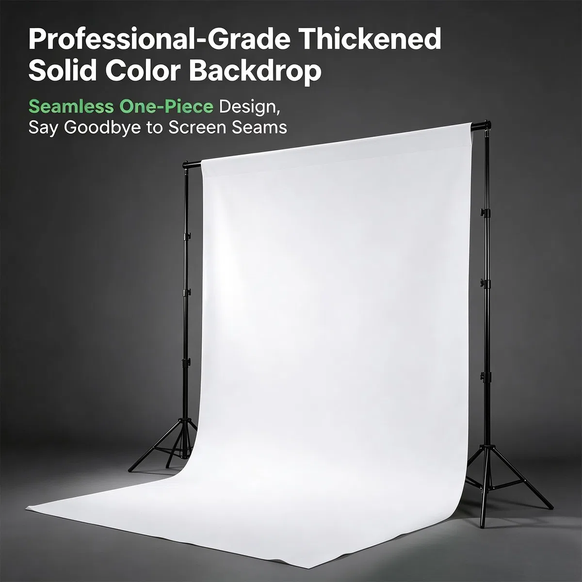 Tło na ścianę fotograficzną, 2 x 3 m, białe tło fotograficzne, białe tło fotograficzne, białe tło do fotografii, białe płótno, tło do studia fotograficznego, sesji zdjęciowej, wideo, fotografii mody