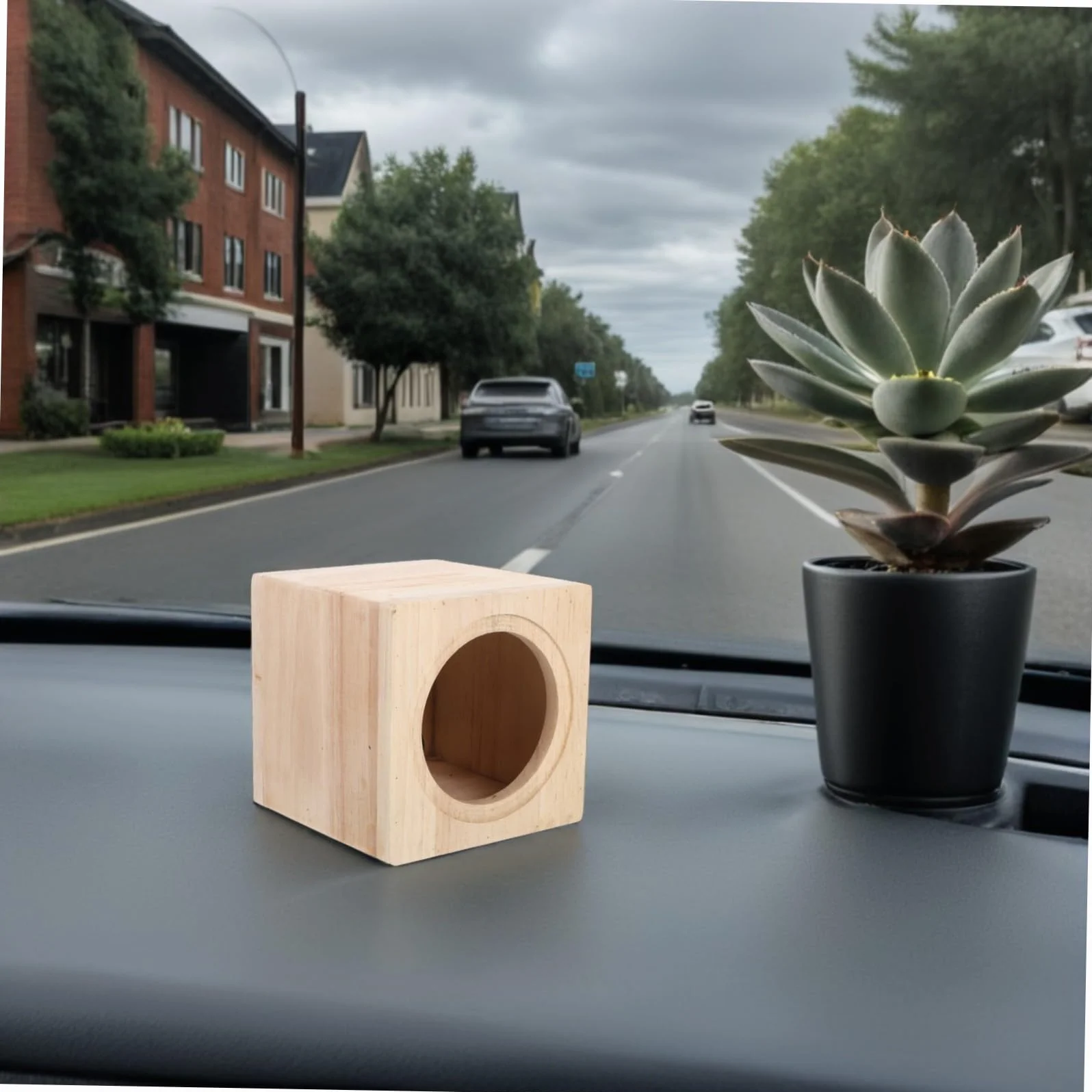 Car Speaker Box Wooden Subwoofer Enclosure for Trucks And Cars Solid Wood Cabinet Enhancing Deep Bass And Low Frequency Sound for Vehicle Audio Systems