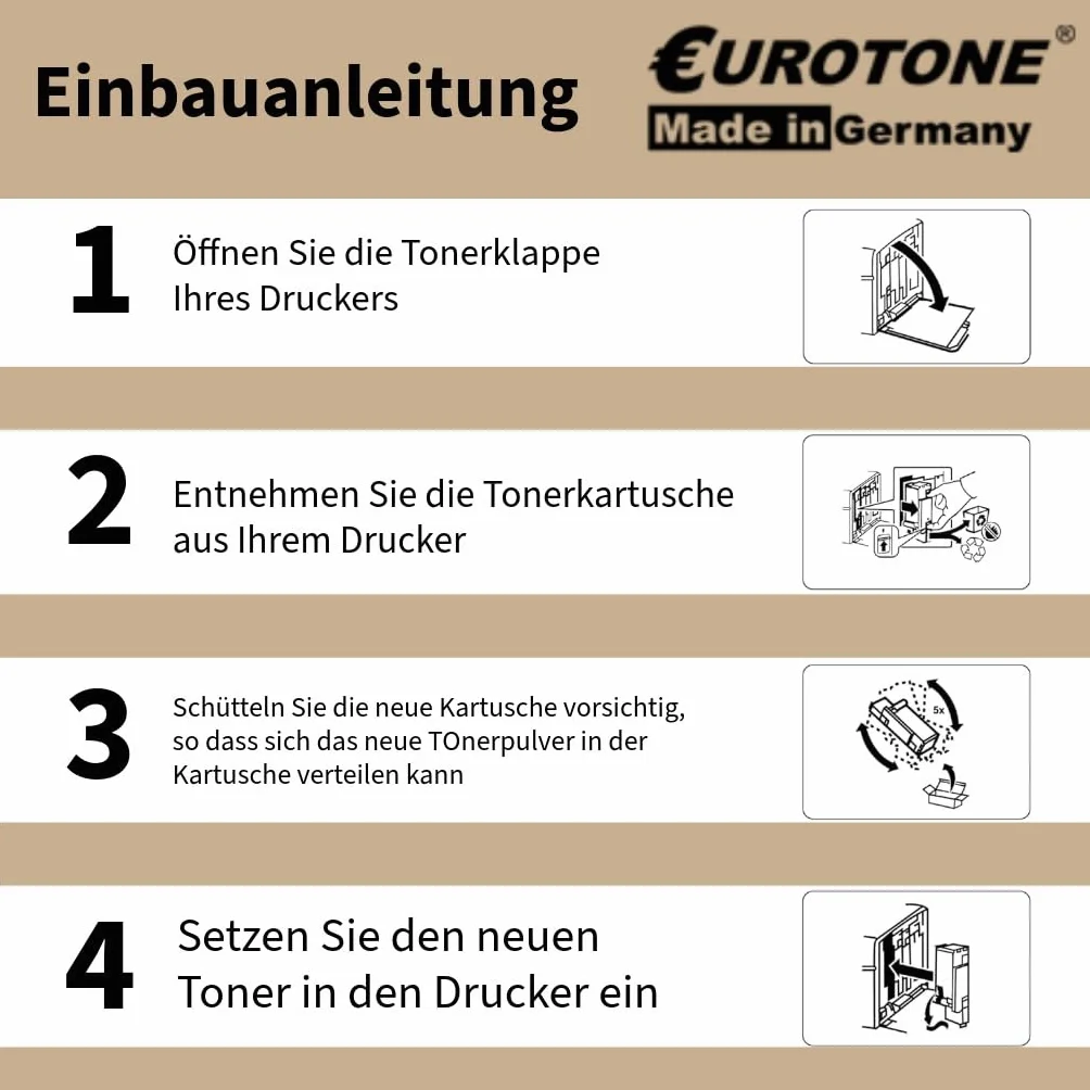 Eurotone Toner kompatybilny z Konica Minolta Bizhub C224 C284 C364 zastępuje TN-321C TN321C cyjan o 25% większa wydajność