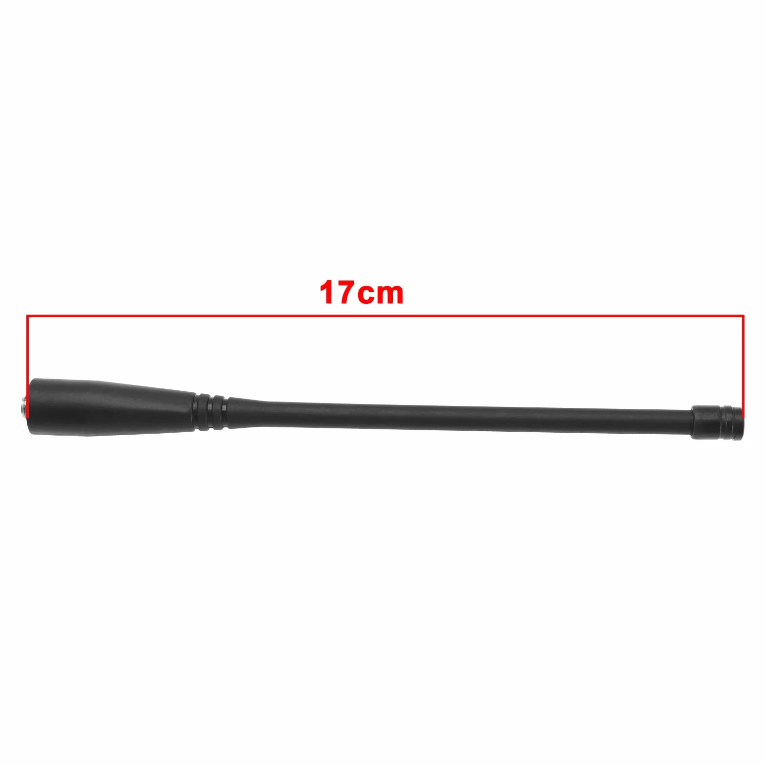 EMSea Dwuzakresowa antena VHF 136-174MHz UHF 400-520MHz SMA-żeńska antena kompatybilna z radiem ręcznym Baofeng GT-3 UV-5R UV5RE UV5RA 50 omów Impedancja 17 cm
