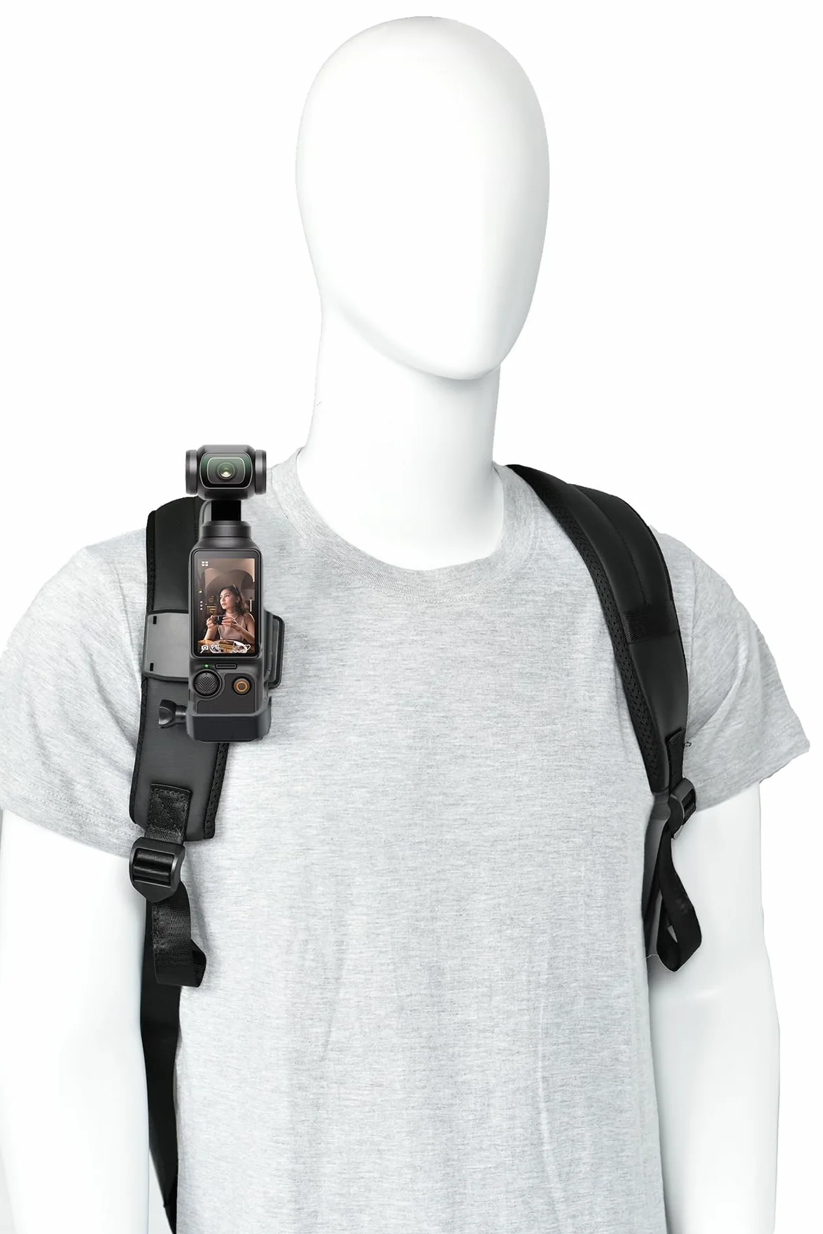 Zestaw akcesoriów do DJI Osmo Pocket3 – uchwyt na pasek piersiowy do Pocket 3, w tym pasek na głowę, uchwyt plecaka i uchwyt na nadgarstek