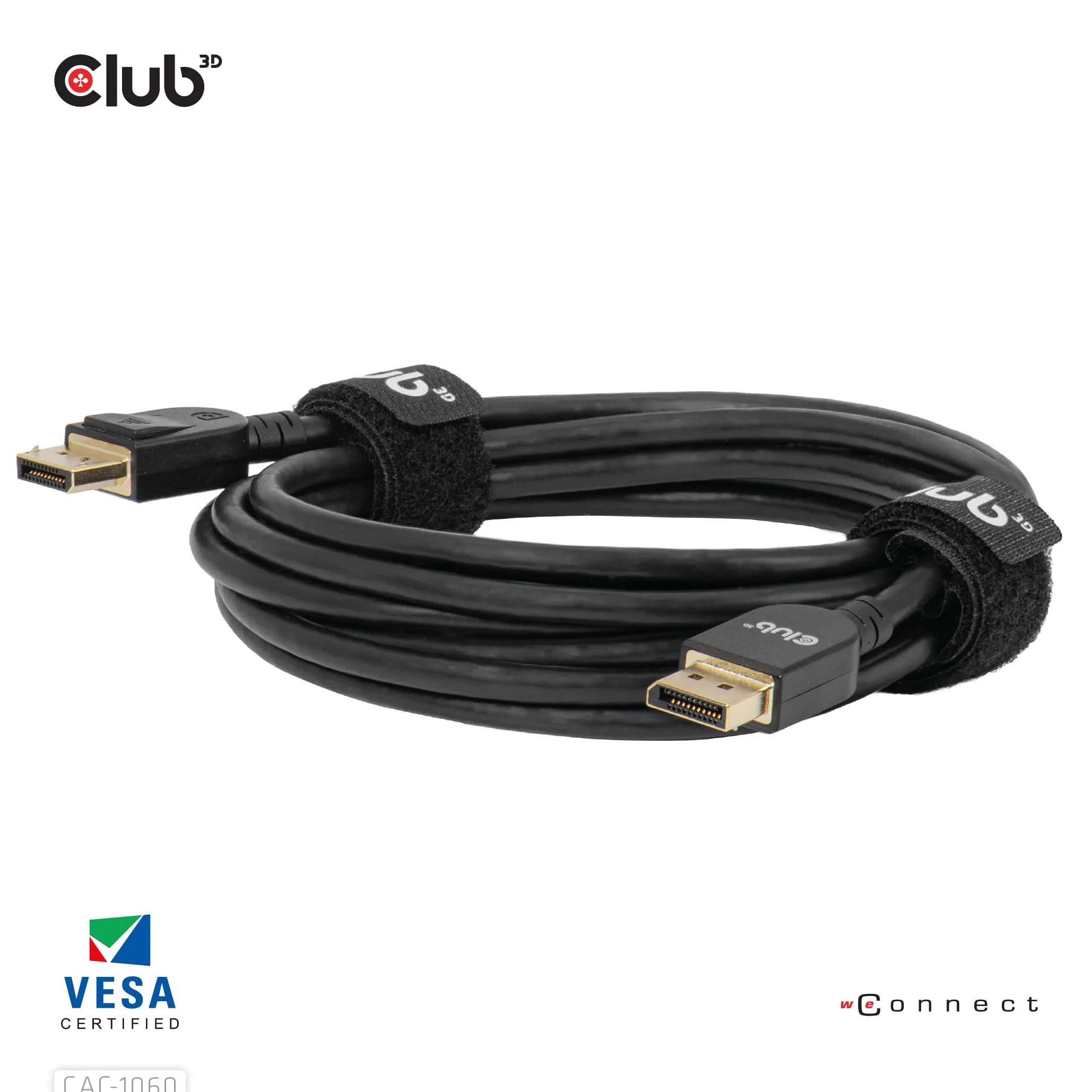 Club 3D CAC-1060 DisplayPort 1.4 HBR3 8K kabel czarny