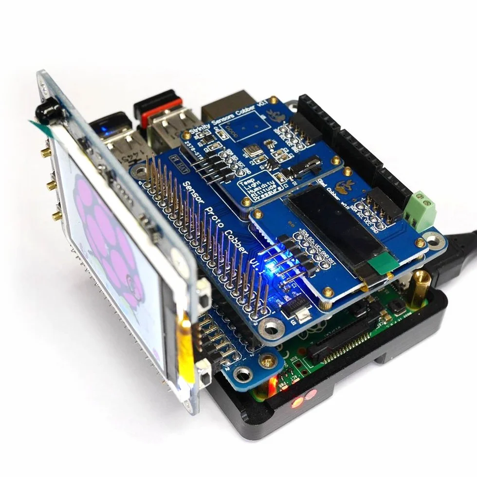 DollaTek Niezmontowany podwójny adapter GPIO do Raspberry Pi 3 Model B, 2 Model B, A+, B+, Zero transferu GPIO do przodu