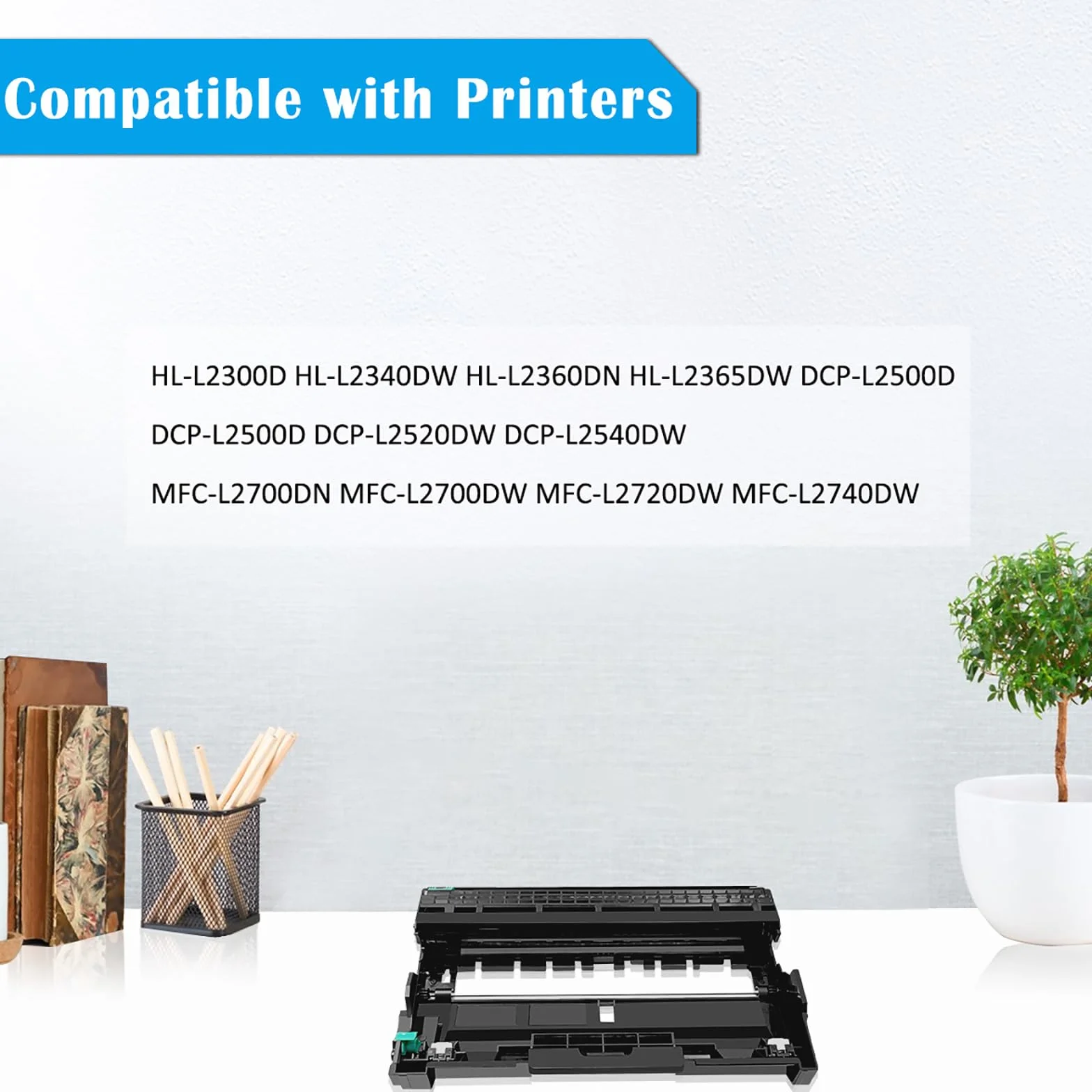 DR2300 DR-2300 DR 2300 kompatybilny bęben bębnowy 12000 stron dla Brother HL-L2300D L2340DW L2360DN L2365DW DCP-L2500D L2520DW L2540DW MFC-L2700DN DN L2700DW L2720DW L2740DW drukarka