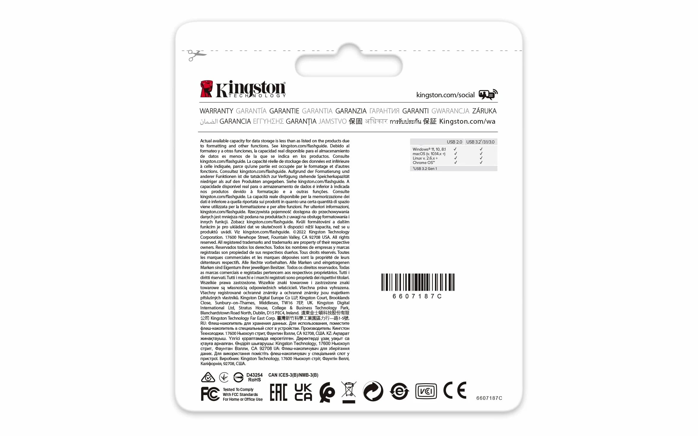 Kingston DataTraveler Exodia Onyx DTXON/128GB pamięć flash 3.2 Gen 1 - z elegancką ruchomą nasadką