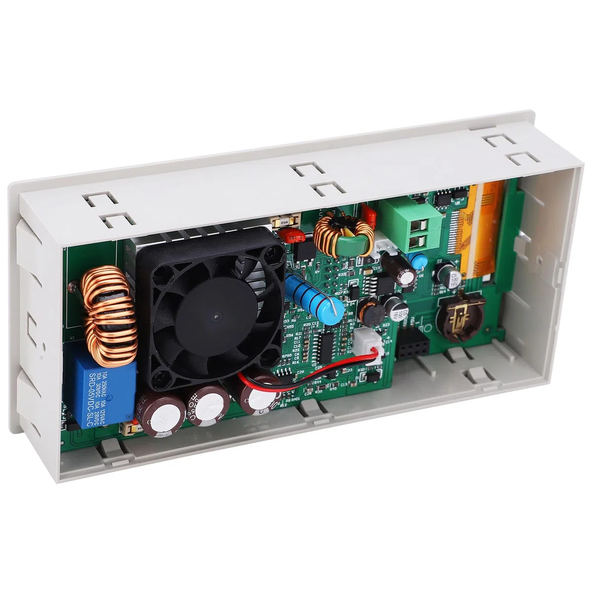 Aramox Zasilacz, Adapter Regulatora Napięcia ABS, Wejście od 6 do 70 V, Wyjście od 0 do 60 V, 6 A, 2,4-calowy Wyświetlacz LCD OVP OCP Przechowywania Danych dla Techników Zajmujących się Naprawami