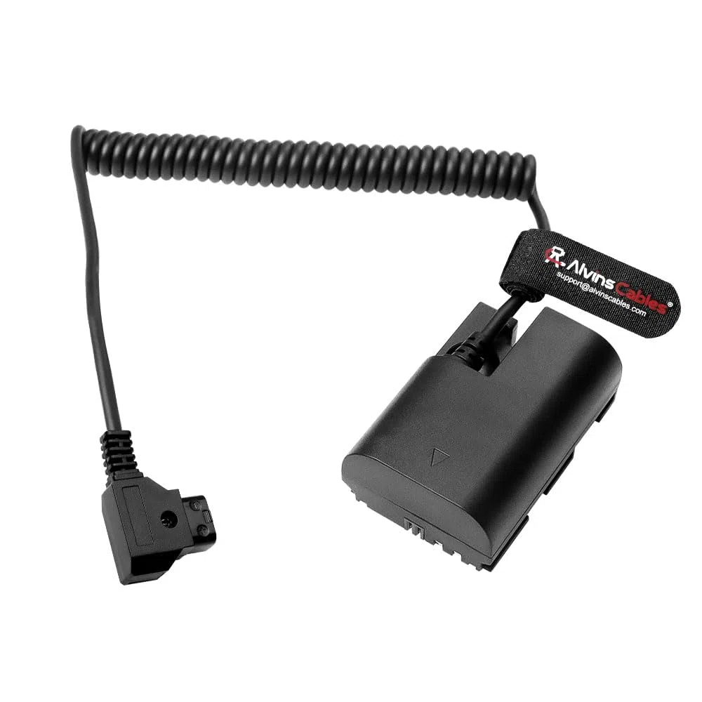 Alvin's Cables D-TAP do LP-E6P Dummy Battery Power Arrotoch kabel do aparatu Canon EOS R5 Mark LL/ R5 / R6 Mark LL / R6 / R7 /R