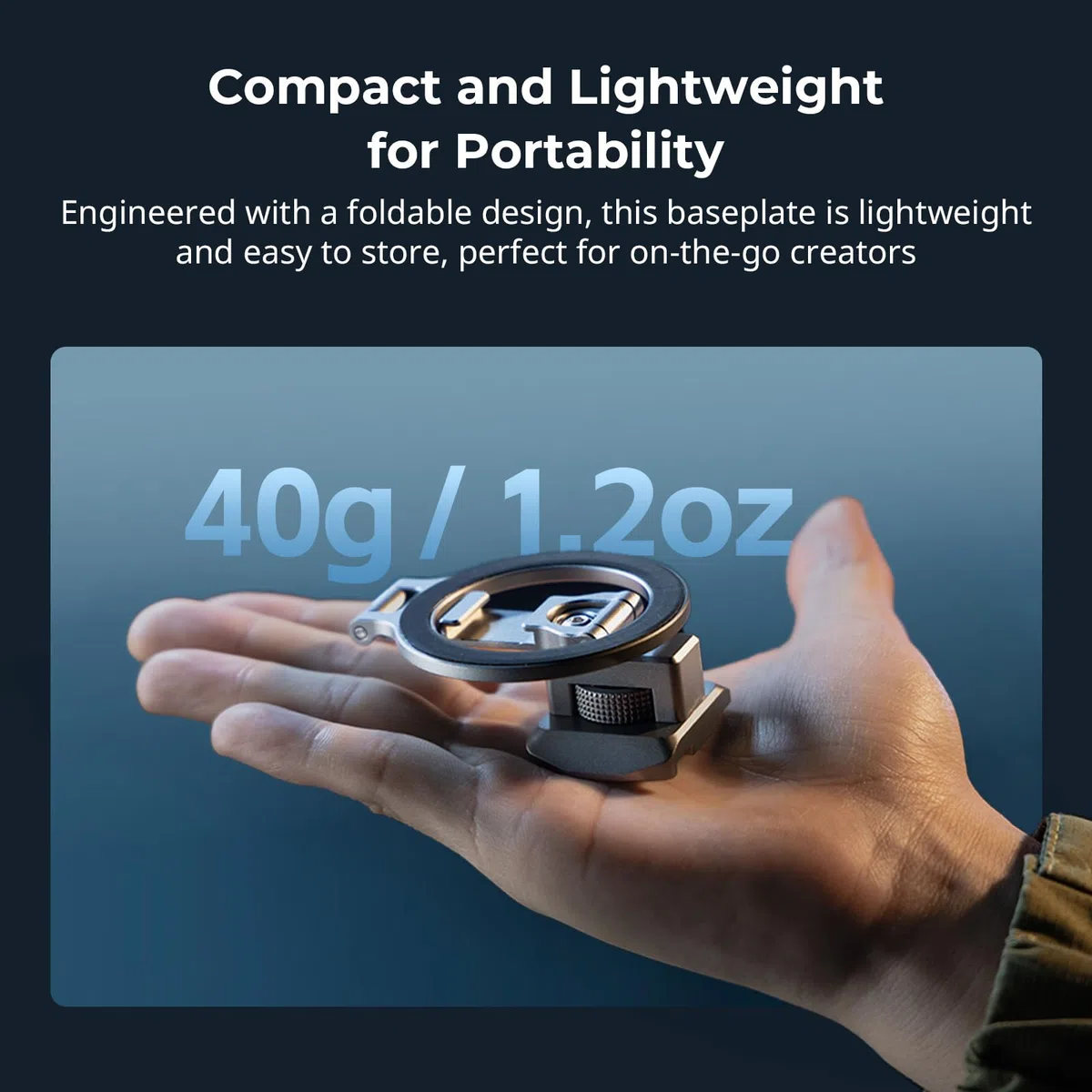 SMALLRIG Metalowy uchwyt na telefon z płytą bazową do Arca-Standard, kompatybilny z DJI RS 4 Mini, uchwyt na telefon z mocowaniem na zimną stopkę. - 5339