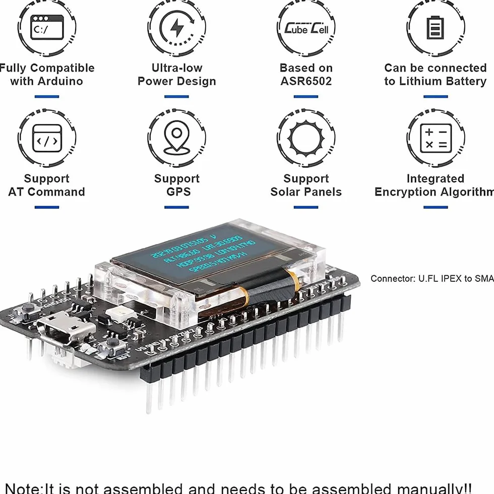 DollaTek LoRa GPS LoRaWAN ASR6502 panel s?oneczny Internet przedmiotów, niskie zu?ycie pr?du, inteligentne rolnictwo cz?stotliwo?? 863~928 MHz