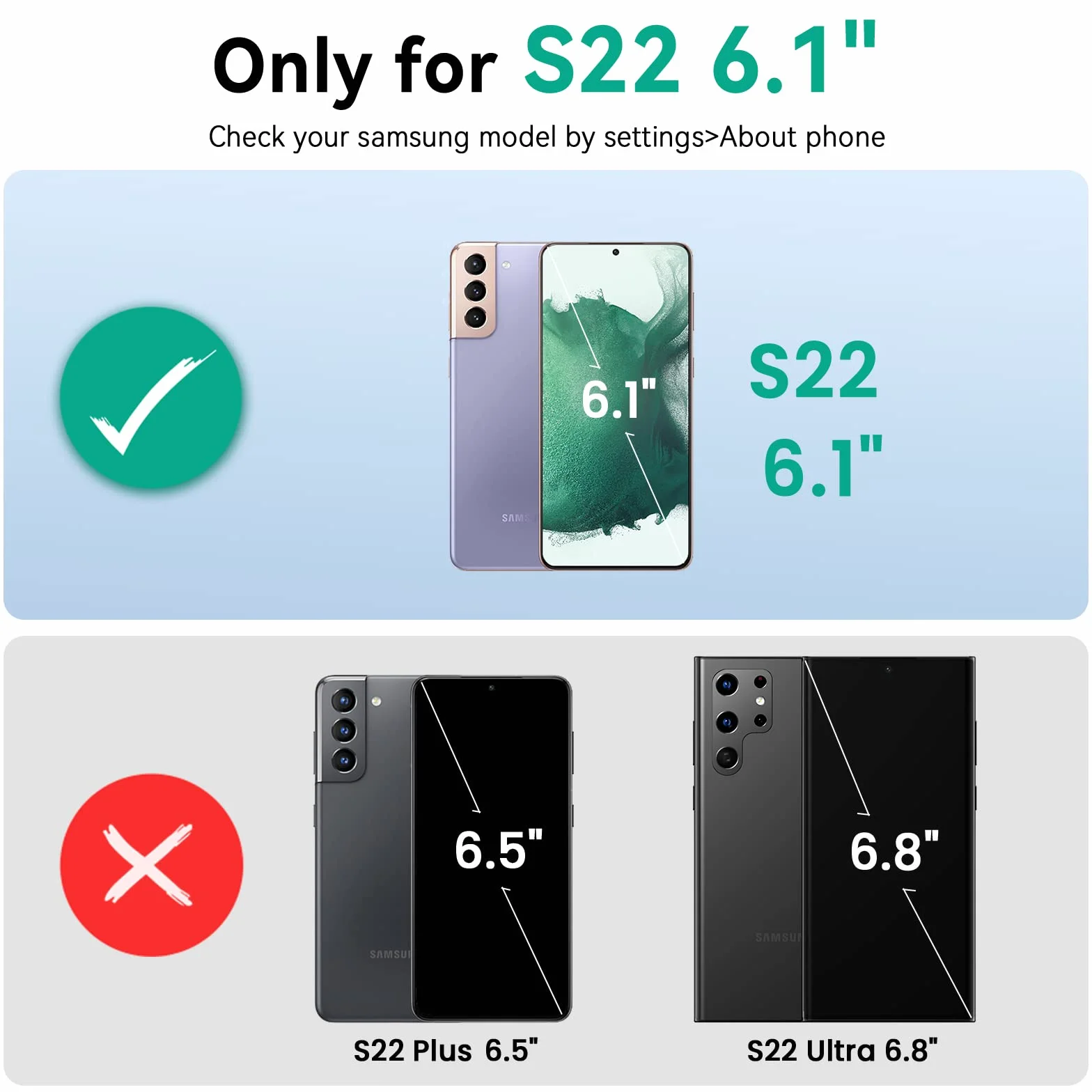 Przenośna ładowarka baterii etui 4700 mAh do Galaxy S22 6,1 cala