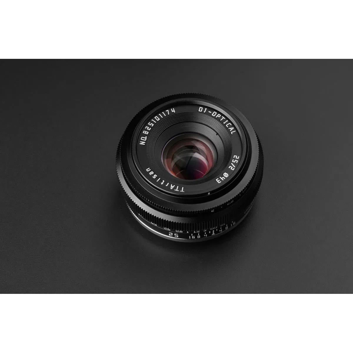 TTArtisan APS-C 25 mm F2 metalowy obiektyw kompatybilny z mocowaniem Fuji X - czarny