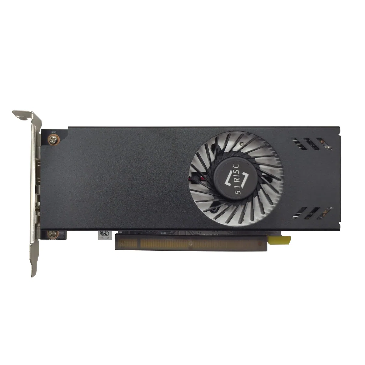 51RISC Karta graficzna Radeon RX 550 LP, niskoprofilowa karta graficzna 4 GB GDDR5, mały format do gier, wyświetlacz 4K, stacjonarny / mini PC SFF karta graficzna (RX 550, 4 GB, niski profil)