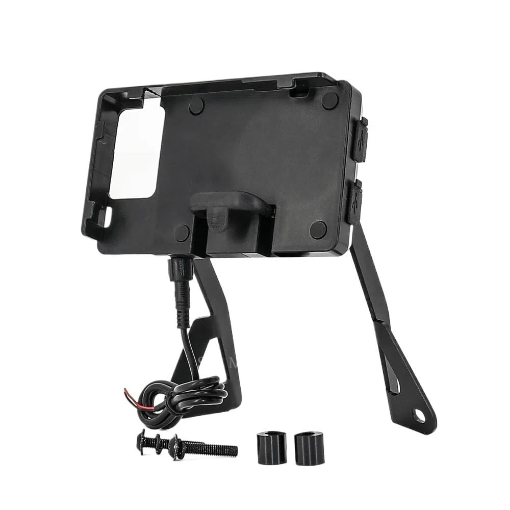 Motocyklowy uchwyt nawigacyjny GPS Stojak na telefon pasujący do GUZZI V85 TT V85TT 2019-2020, obsługuje telefon GPS, uchwyt na nawigację motocyklową, uchwyt na telefon komórkowy(USB charging A)