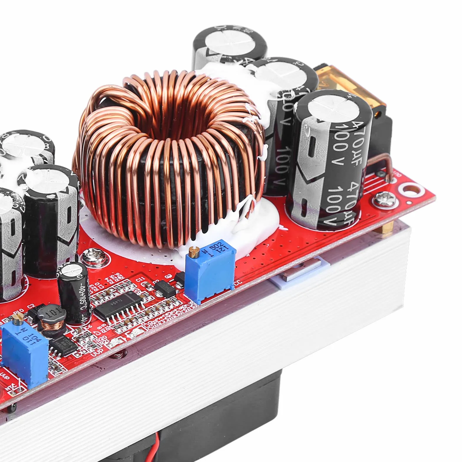Przetwornica DC 1500W 30A Step-Up Boost Converter Napięcie Moduł LED Oświetlenie Sterownik CV