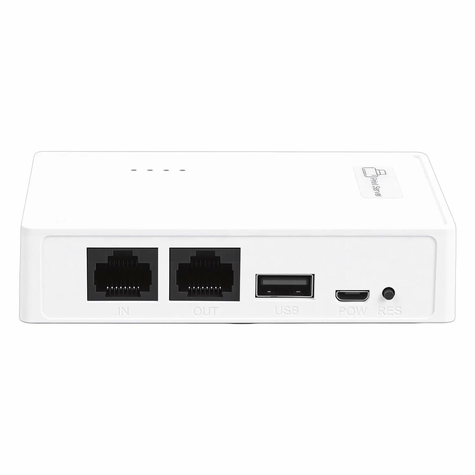 Bezprzewodowy Serwer Druku, Urządzenie Udostępniające drukarkę USB WiFi z kartą sieciową 2,4 GHz do Udostępniania Drukarek w Biurze domowym. Obsługa Portu Ethernet USB