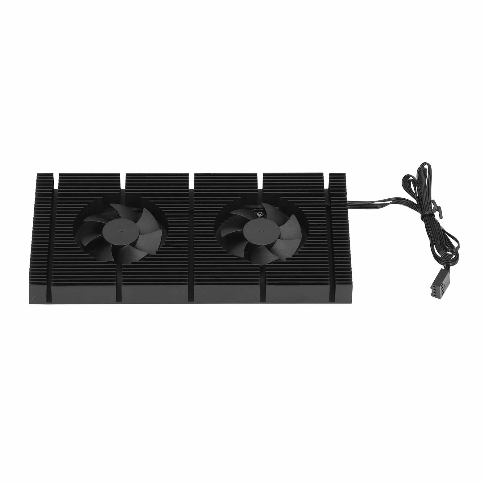 Matybobe Chłodnica Pamięci Podwójny Radiator PWM VRAM Samodzielnie Wykonana Płyta Montażowa Chłodnica Pamięci Karta Graficzna Radiator Regulowana prędkość Niski Poziom Hałasu (Podkładka 0,5 mm 600)