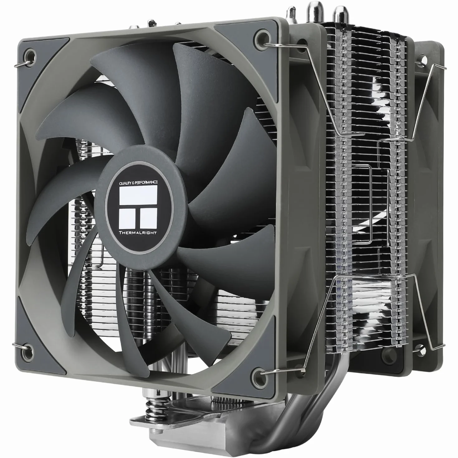 TR-Thermalright Assassin Spirit 120 V2 PLUS CPU chłodnica, podwójny cichy wentylator CPU, chłodzenie powietrza, 1500 obr./min, kompatybilny z Intel LGA1851/1700/1150/1151/1200 i AMD AM5/AM4