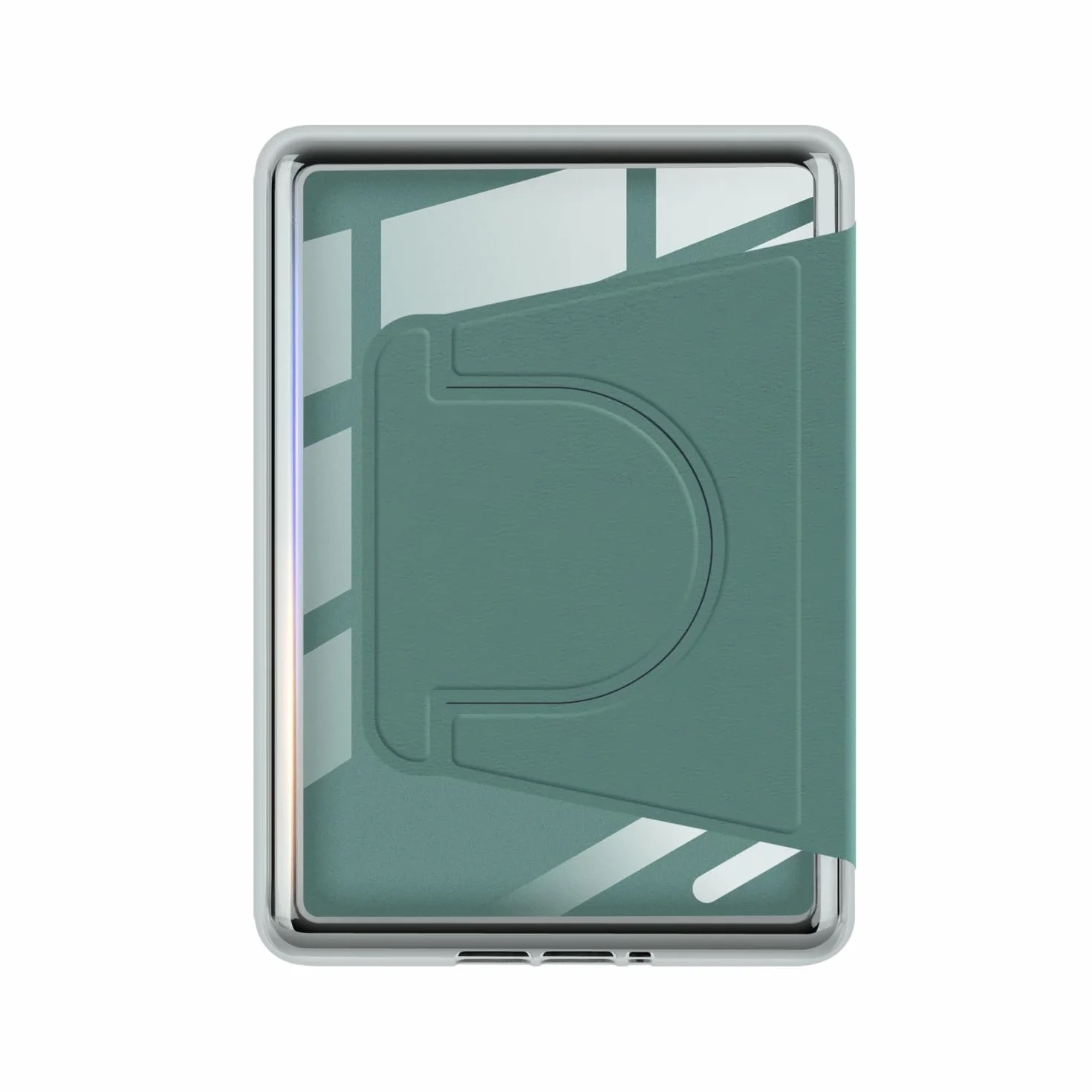 Etui obracane o 360 stopni do Kindle Paperwhite 17.3 cm (wersja 11. generacji-2021), odłączana magnetyczna konstrukcja, ochronna, regulowana osłona, przezroczysta tylna strona z automatycznym uśpienia
