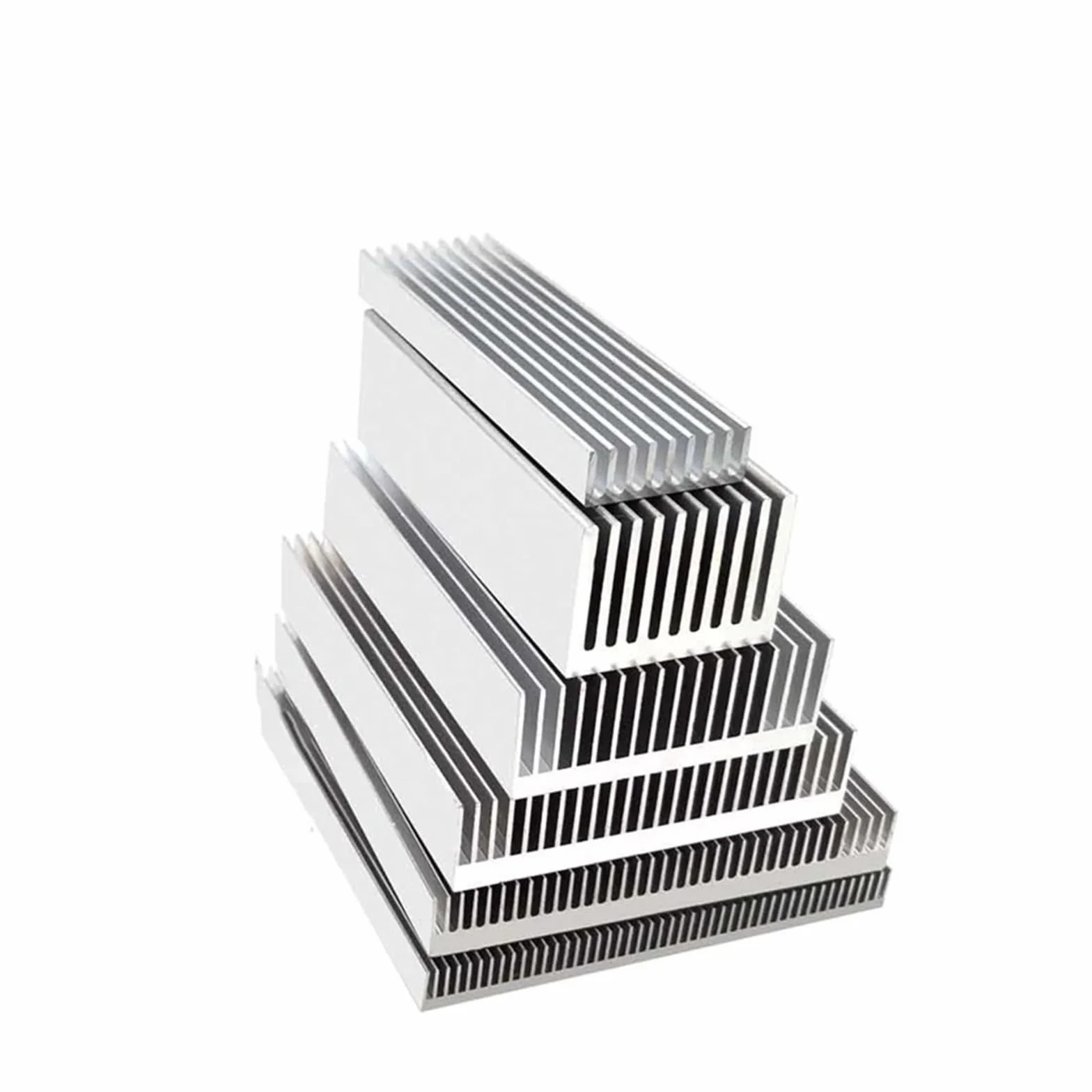 1 szt. Aluminiowy grzejnik rozpraszający ciepło do CPU LED Power Supply with Backing Thermal Tape (SK20, długość 50 mm)