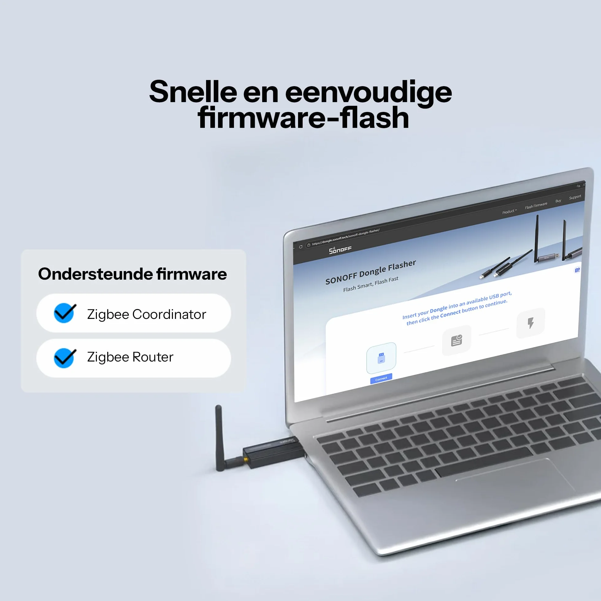 SONOFF Dongle USB Zigbee plus 3.0 SMA interfejs anteny zewnętrznej Uniwersalna bramka, preinstalowana z firmware Z-Stack 3.x.0 koordynacja firmware dla asystenta domowego lub Zigbee2MQTT