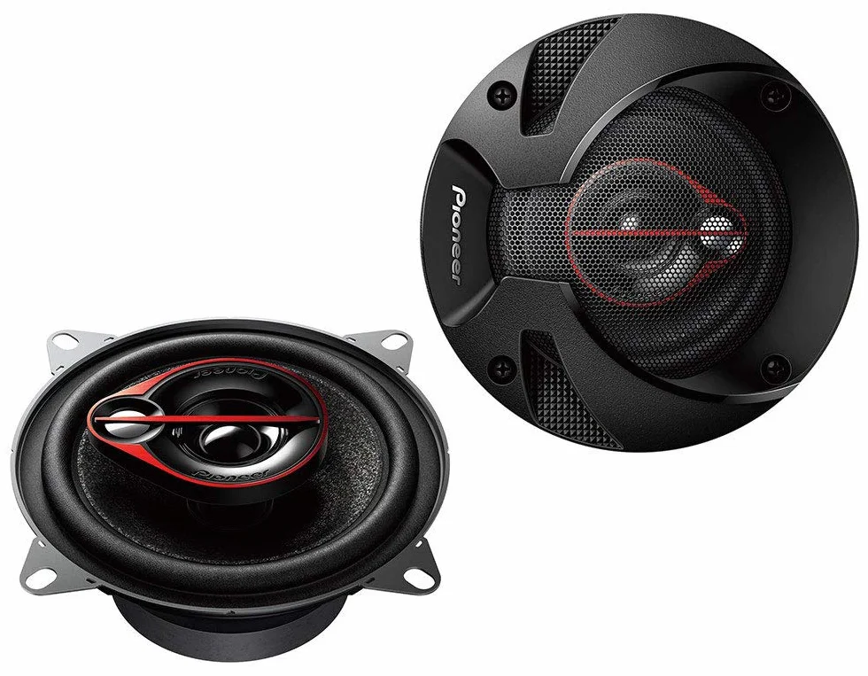 Pioneer Głośniki Koaksjalne TS-R1051S 3-drożne, 210 W, 10 cm, Mocny Dźwięk z Precyzją i Głębokim Basem