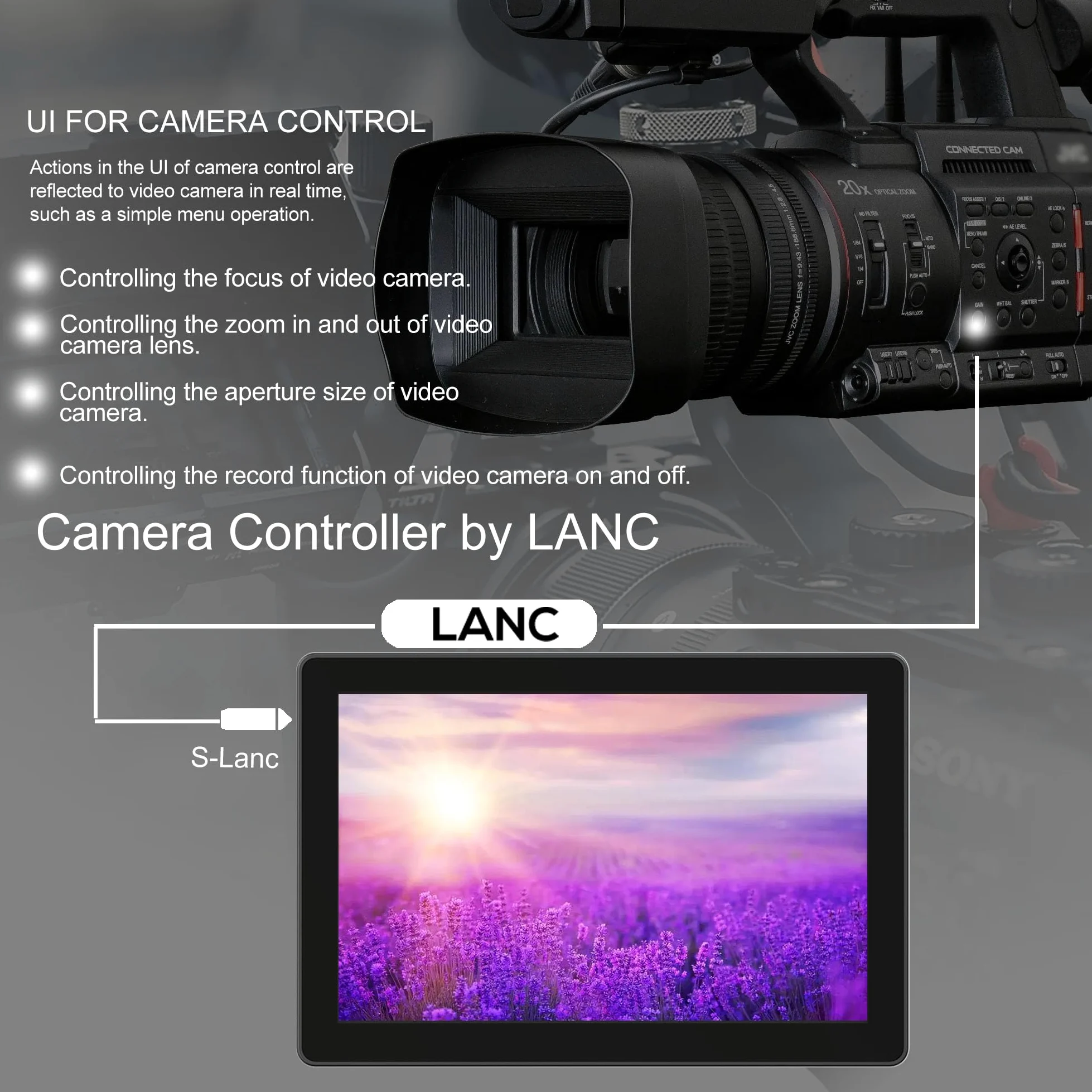 LILLIPUT HT10S 10,1" 1920 x 1200 FHD IPS kamera monitorująca 1800, lustrzanka cyfrowa, monitor kamer 4K HDMI/ 3G-SDI ekran dotykowy Kamera Field Monitor HDR, 3D-LUT