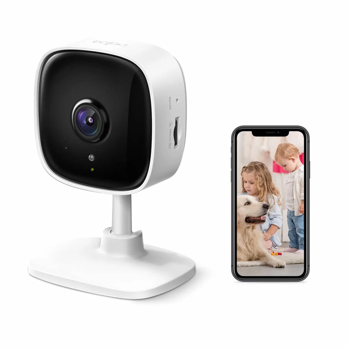 TP-Link Tapo C110 | Kamera Wi-Fi do monitoringu domowego 3MP | Tryb nocny i Detekcja ruchu | Dwukierunkowe audio | Lokalny zapis na microSD do 256 GB