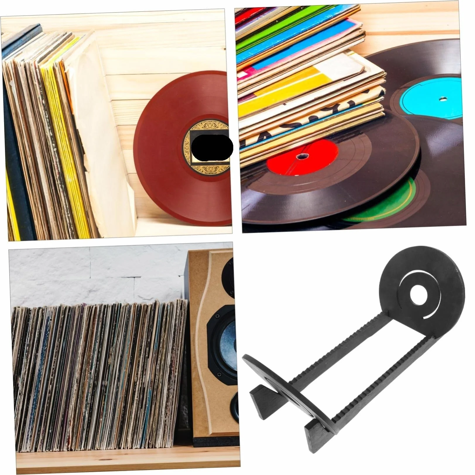 Stojak Płyty Winylowe Stojak Do Przechowywania Płyt CD Uchwyt Na Płyty Winylowe Ekspozycyjny Albumy Organizer Biurko Kolekcja Winylowych Uchwyt