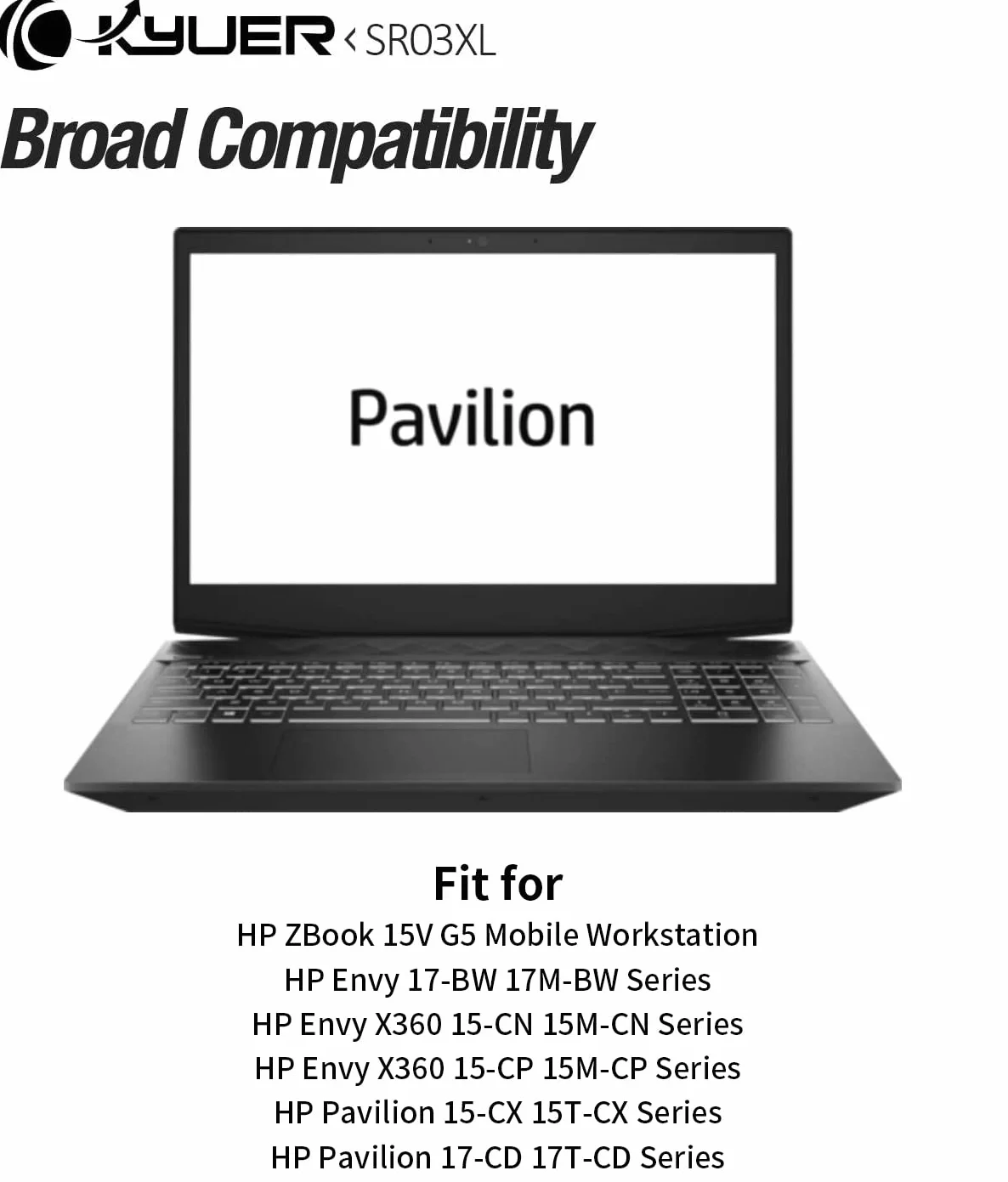 Bateria do HP Pavilion 15-CX0000 15T-CX0000 17-CD0000 ZBook 15v G5 SR03XL TPN-Q194