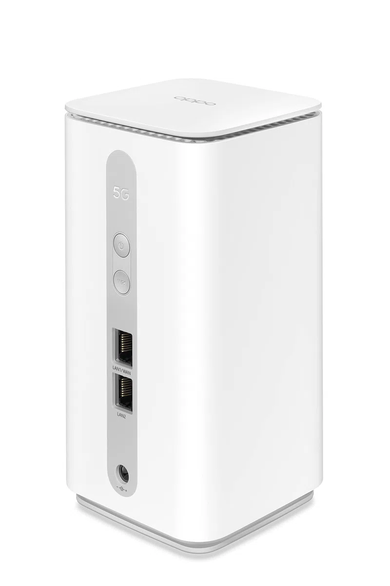 OPPO 5G CPE T1a Router with SIM Slot LTE Cat20 WiFi Hotspot Wi-Fi 6 AX1800, Up to 4.07Gbps, 4X4 MIMO, Connect up to 32 Devices, Unlocked