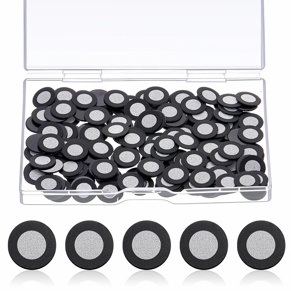 200 sztuk magnetycznych punktów śledzenia 3D do skanera, markerów skanujących 3D, wewnątrz 6,0 mm, na zewnątrz 10 mm, wysoce odblaskowy odniesienia, znaczniki punktowe skanowania do