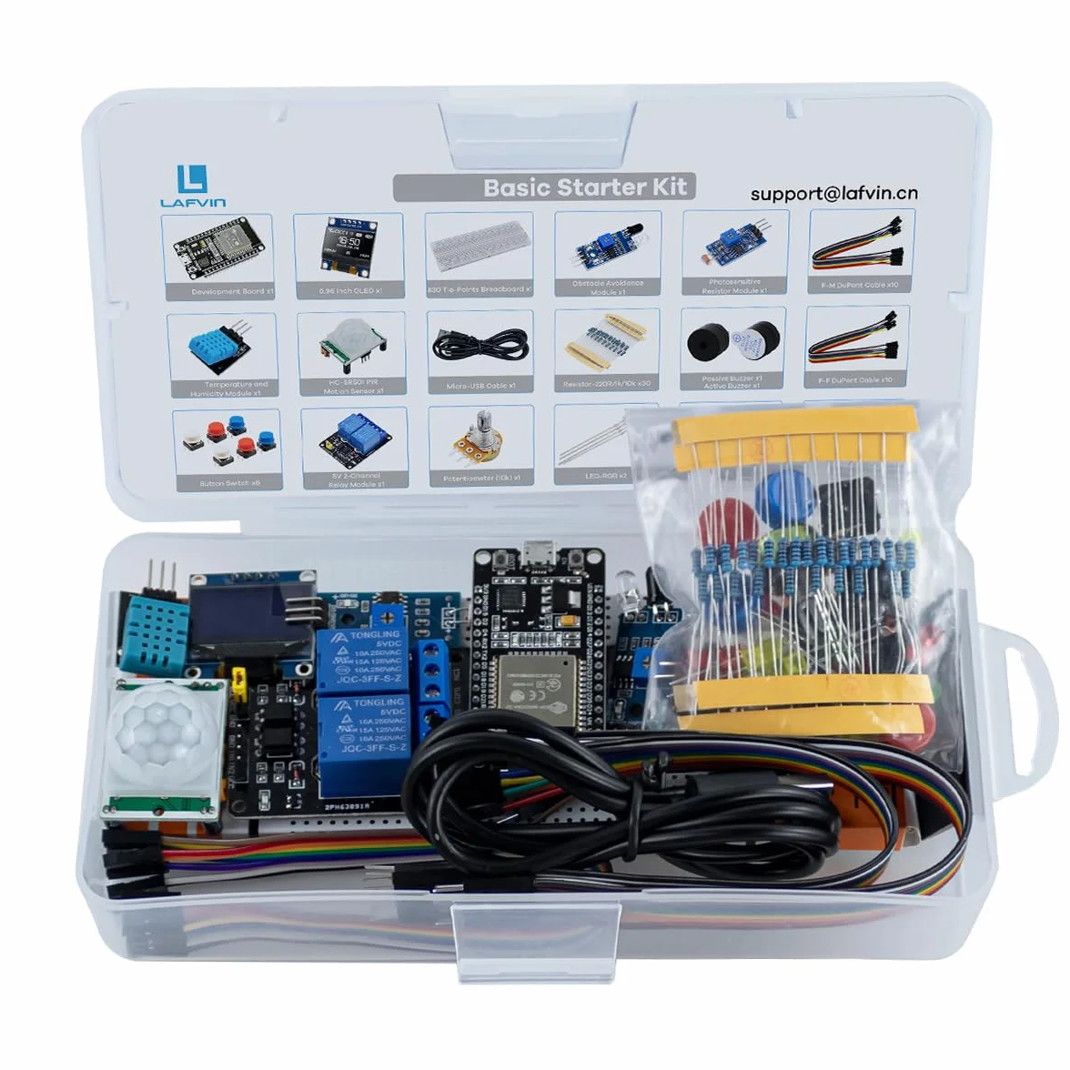 LAFVIN Basic Starter Kit for ESP32 ESP-32S WiFi IoT Development Board Arduino IDE