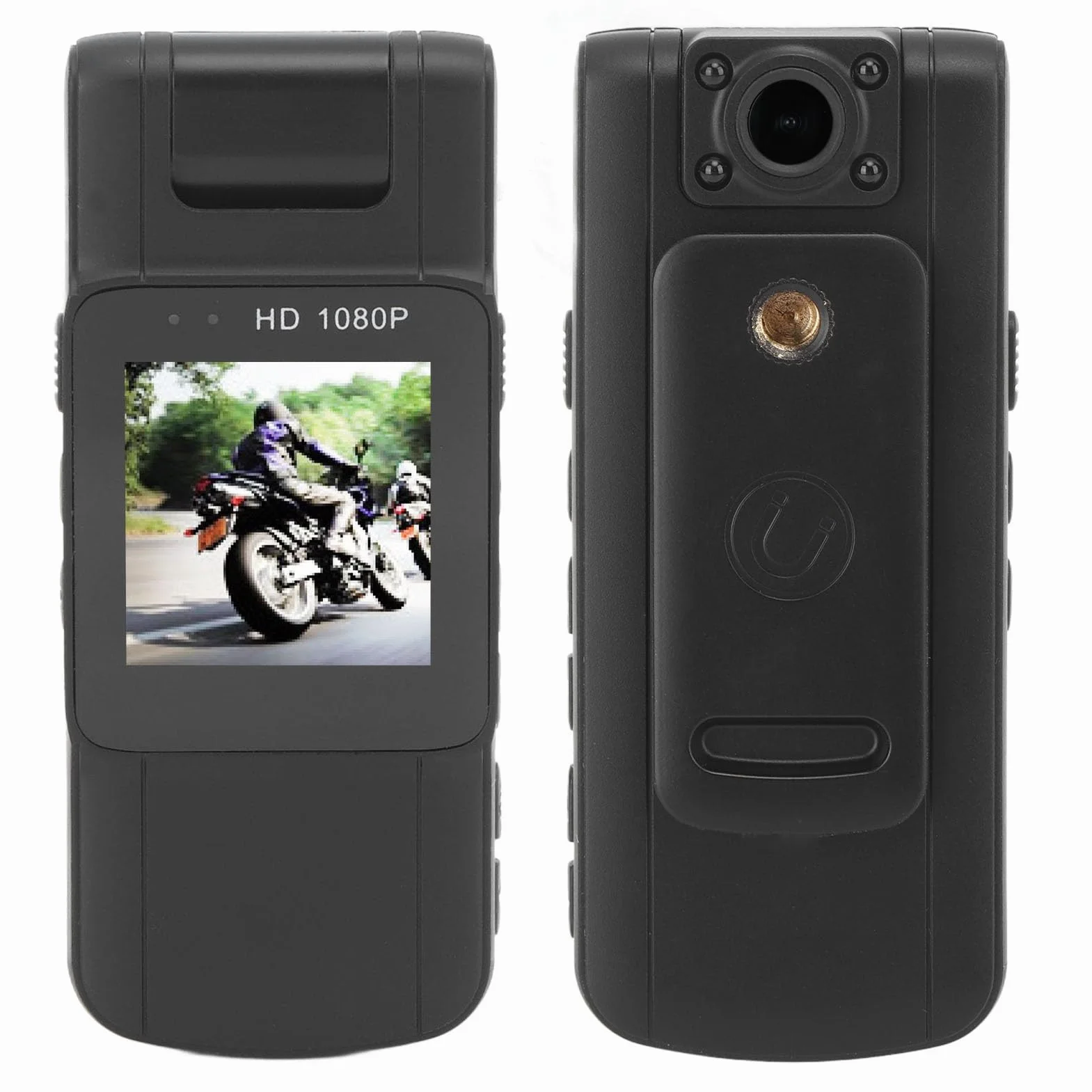 Poręczna Ukryta Kamera, 1080P Small Body Camera, 1080P Night Szerokokątny Klips z Tyłu Typu C Kieszonkowy Aparat ładujący do spotkań z Organami ścigania