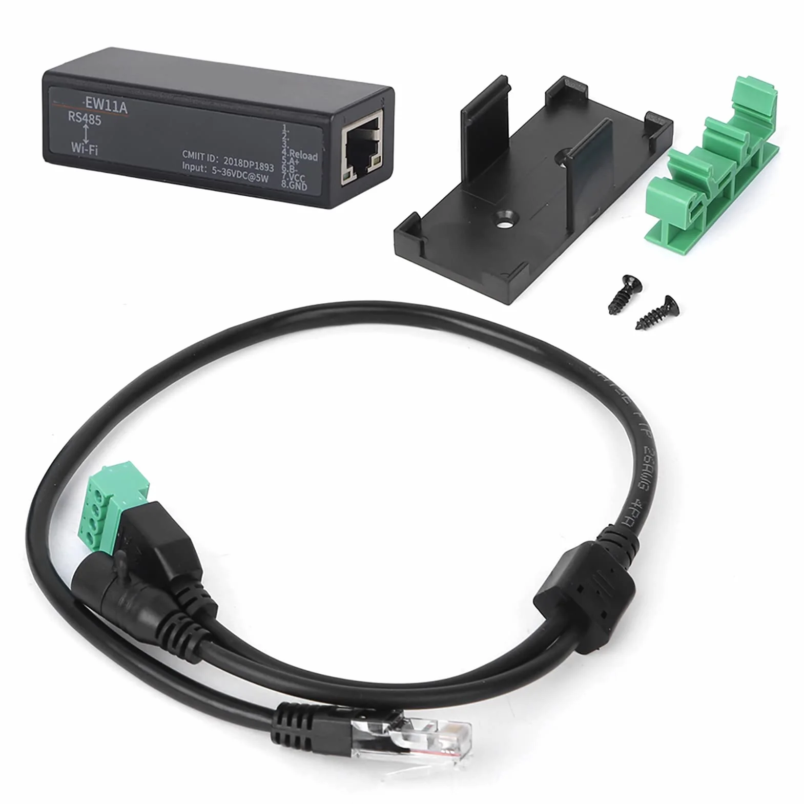 Wifi, do Ethernet, produkty sieciowe do serwera szeregowego WiFi, wbudowana antena, moduł komunikacji bezprzewodowej Rj45