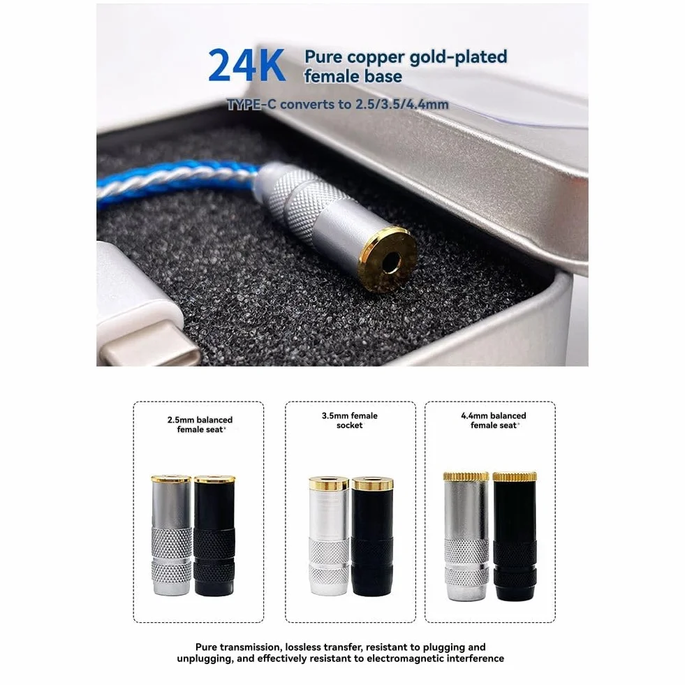Dekodowanie wzmacniacza C na 3,5 mm JM6 Pro przenośny cyfrowy zestaw słuchawkowy audio HiFi Mobile