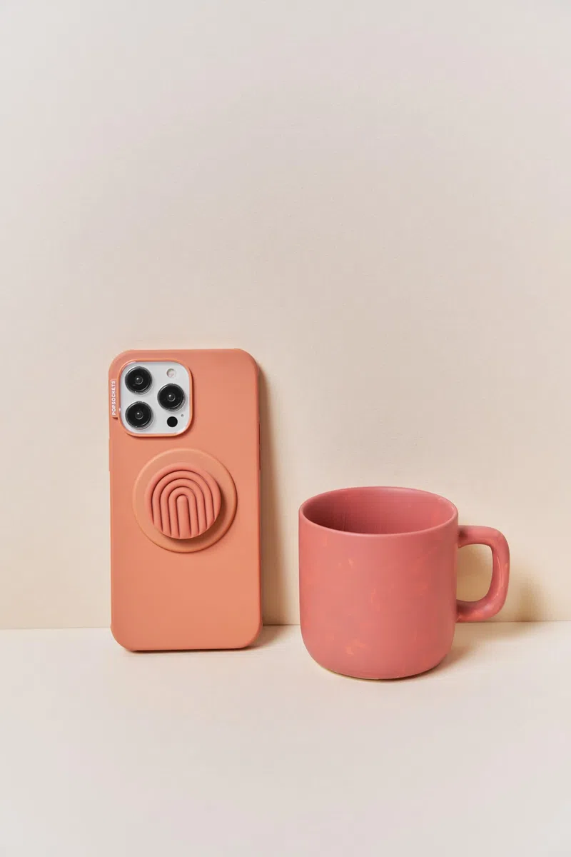 PopSockets PopGrip do MagSafe, magnetyczny uchwyt i podstawka do telefonu, wymienna góra, bezpieczny uchwyt do iPhone'a MagSafe, podpórka do oglądania bez użycia rąk, kompatybilna z bezprzewodowym