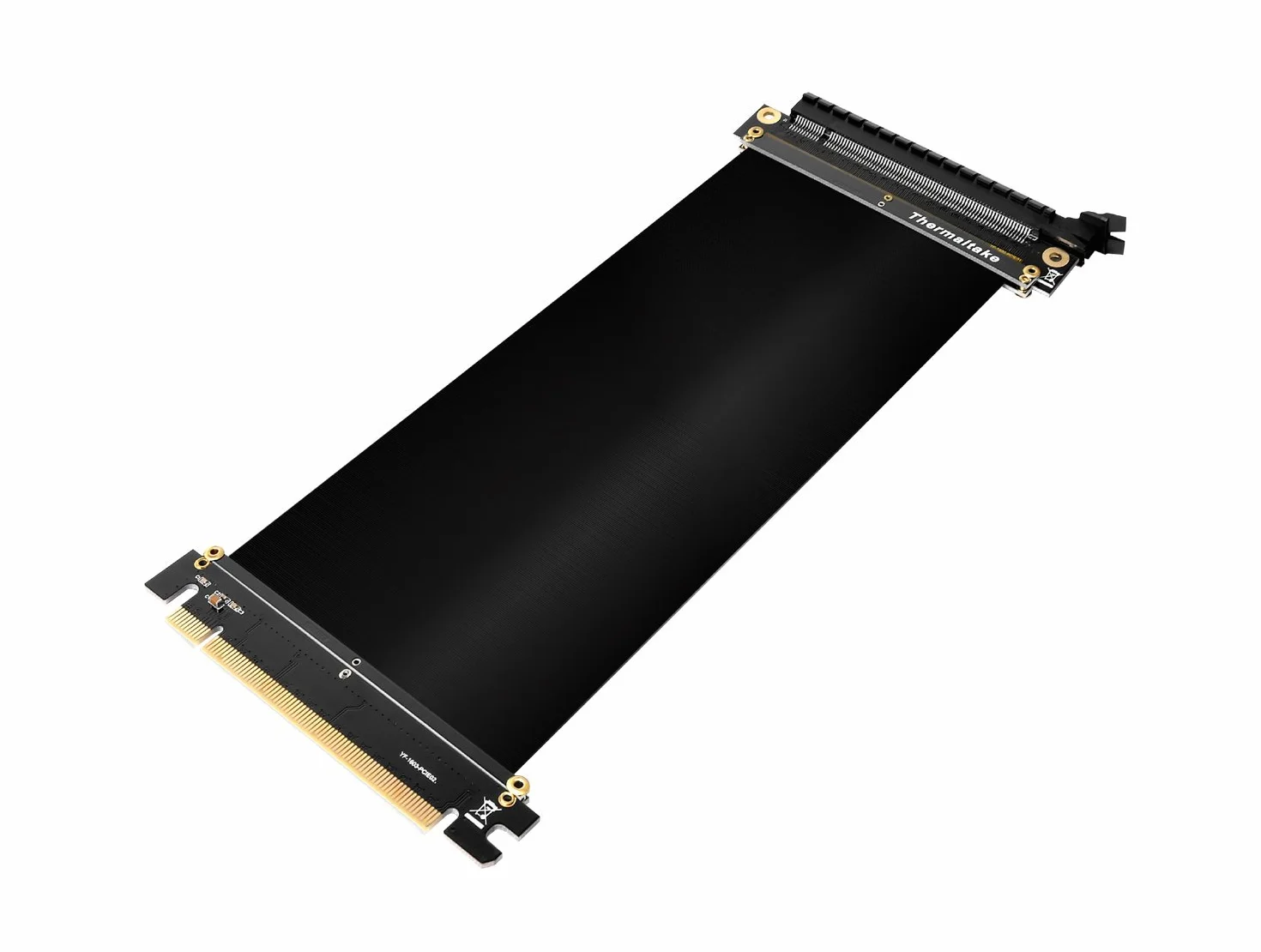 Thermaltake PCI-E 3.0 Gaming PC Modding X16 Riser elastyczny kabel ulepszony, 2 lata, osłona ekranująca EMI, czarny 200 mm AC-053-CN1OTN-C1