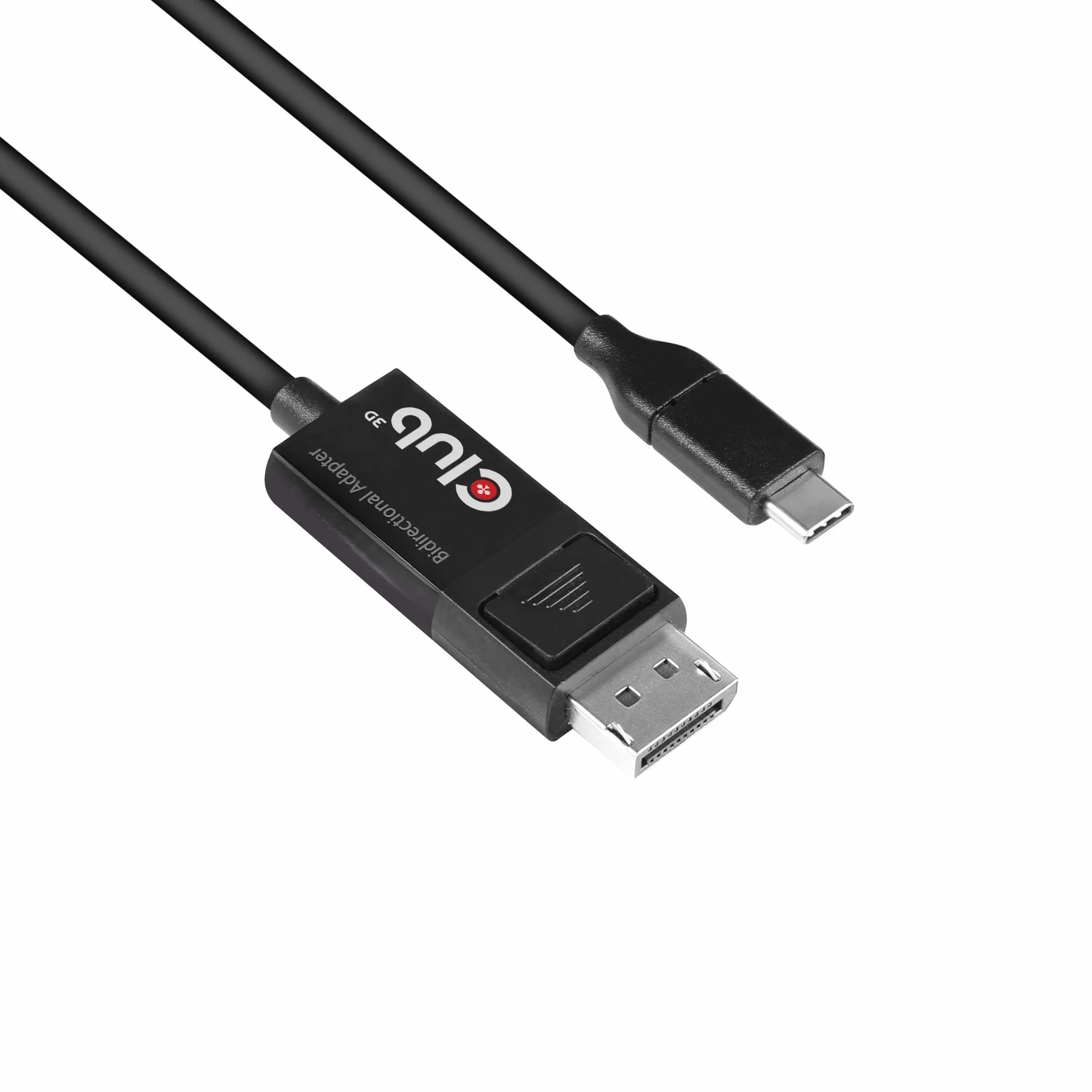 Club CAC-1557 kabel adaptera USB 3D, 1,8 m, typ C, do wyświetlacza 8K, 60 Hz, HDR, czarny