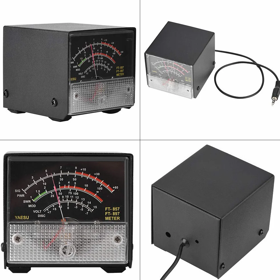 Tangxi Zewnętrzne urządzenia pomiarowe S-meter, automatyczna regulacja poziomu napięcia SWR Power Receive Display Meter do Yaesu FT-857/FT-897