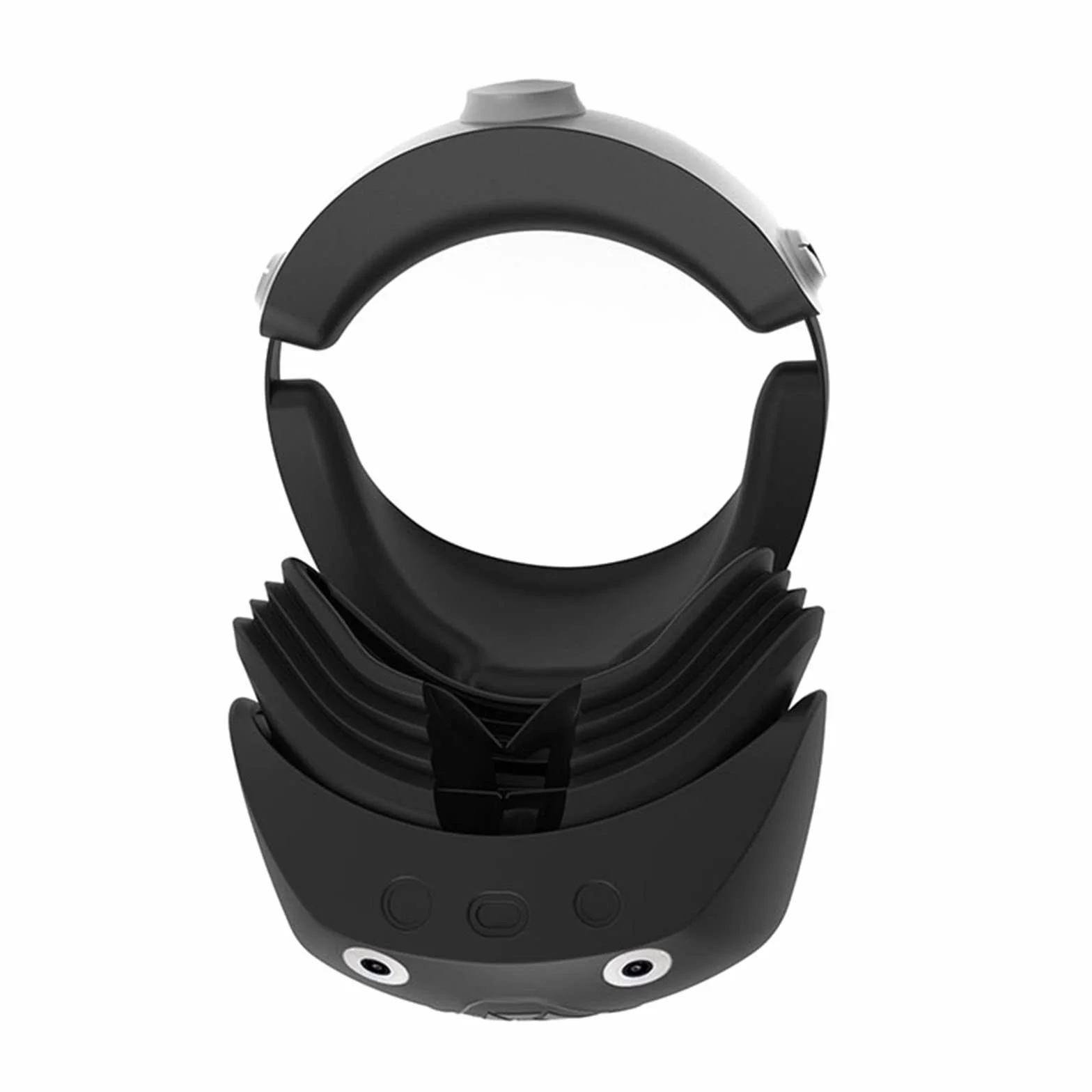 HUAYUWA VR Protceive etui kompatybilne z PS VR2 osłona obiektywu z korpusem zestawu słuchawkowego silikonowe etui i kontroler, antypoślizgowe podkładki silikonowe